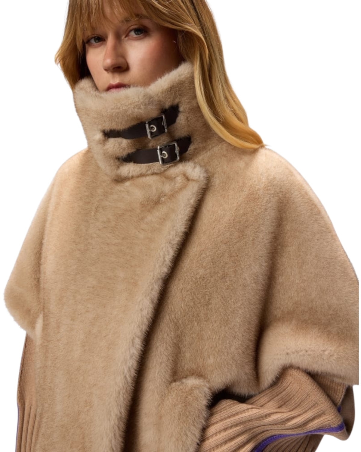 Κάπα από συνθετική γούνα COMODINO