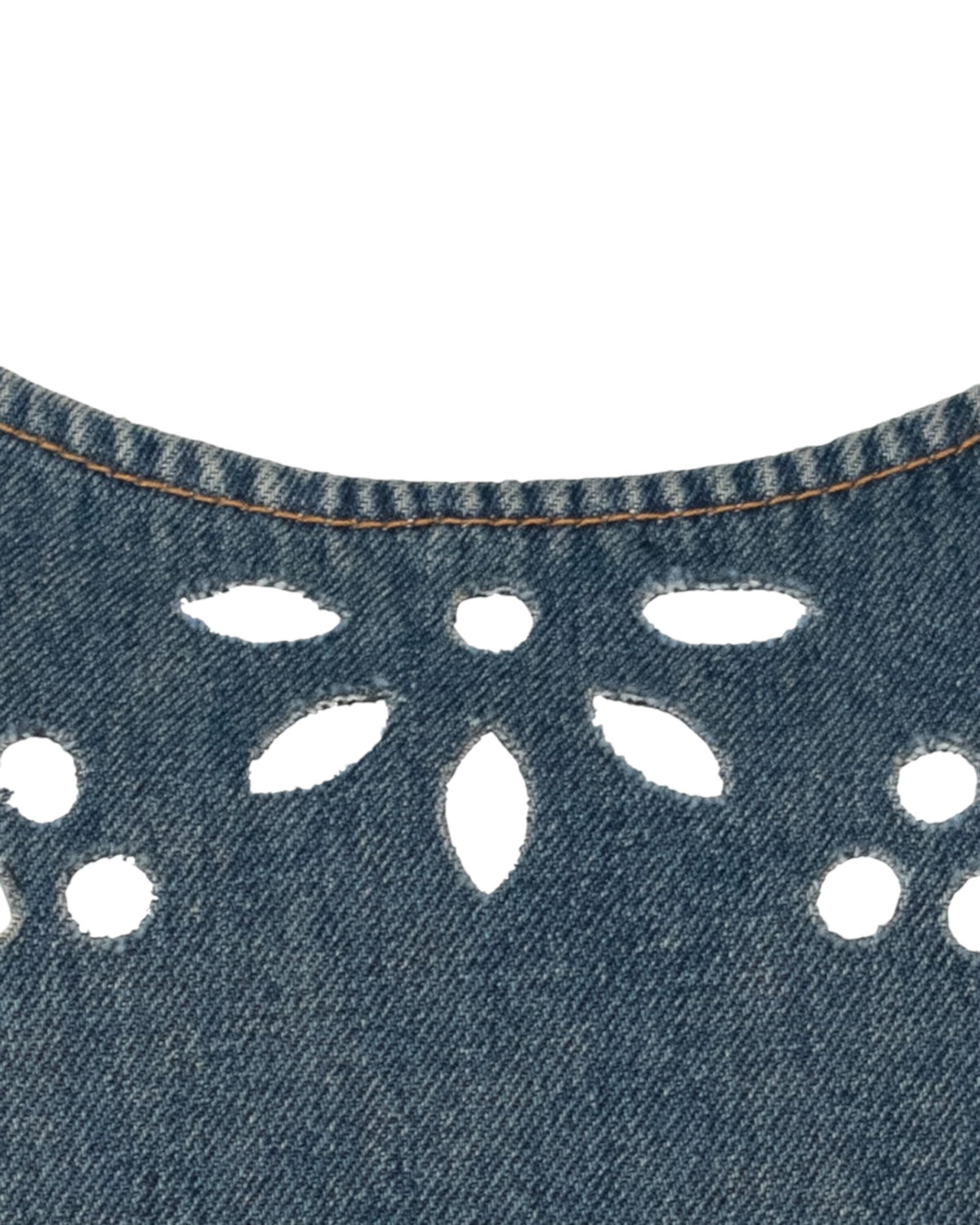 Τζιν διάτρητο crop top THORA