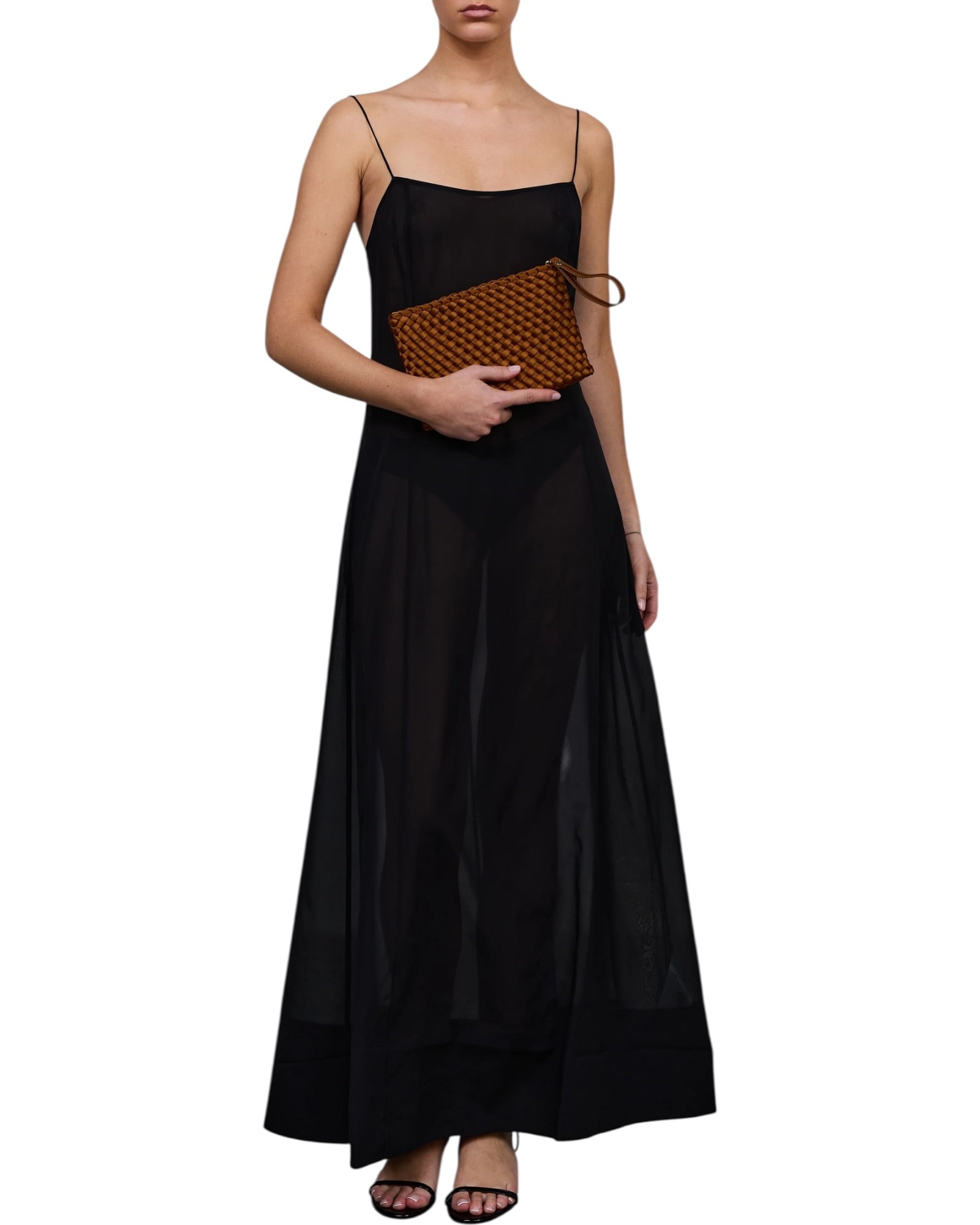 Marrea Clutch Affogato satin