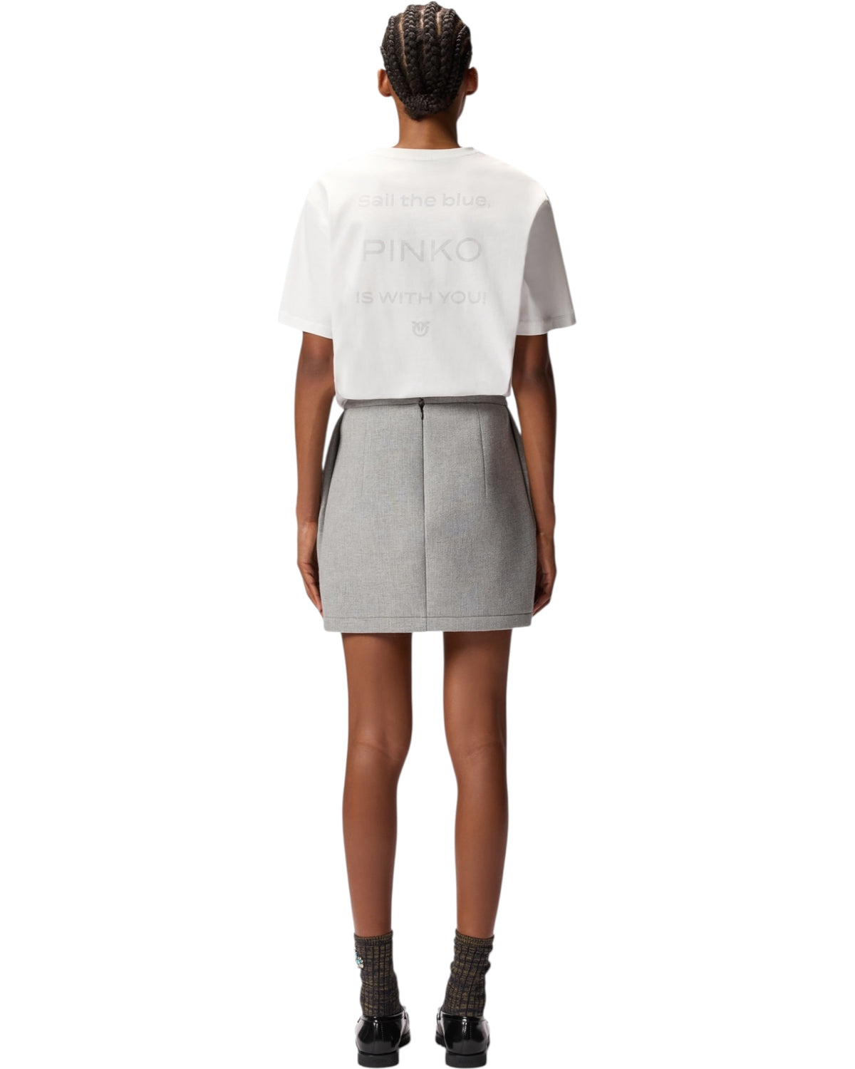 T-shirt με λογότυπο με στρας STREPITOSO