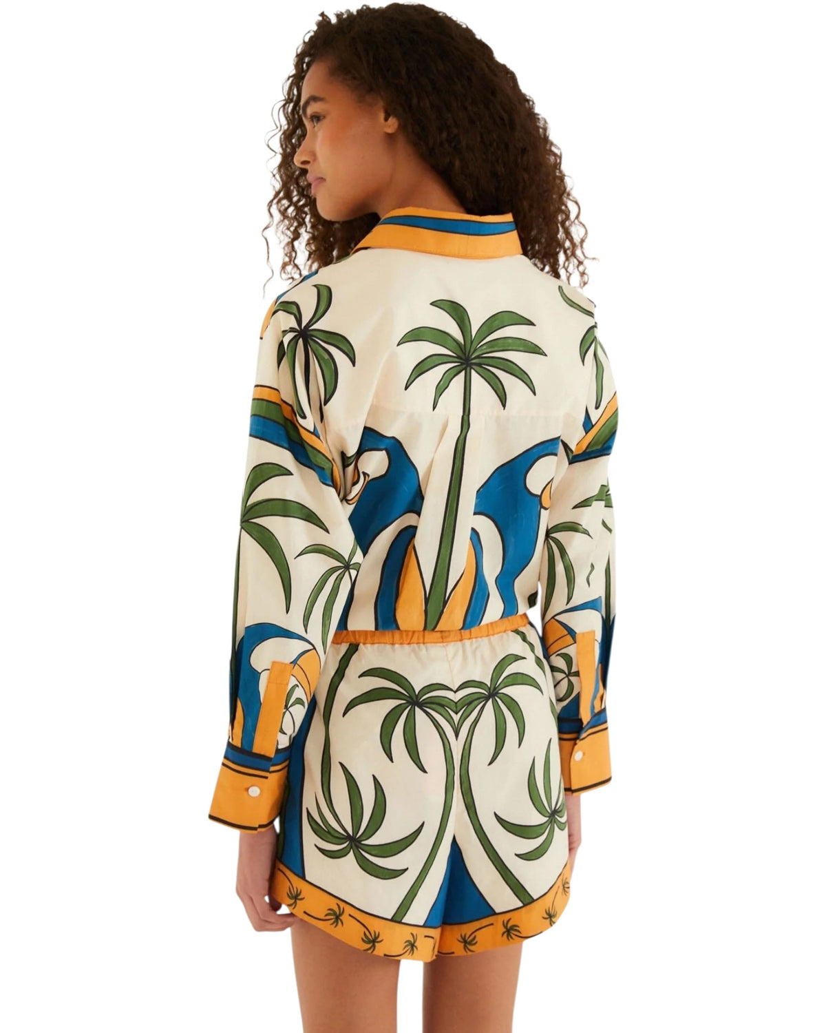Σορτς με τσέπες και κορδόνι TROPICAL GRAPHIC