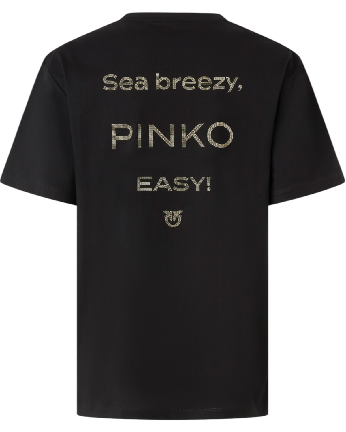 Μπλούζα με λογότυπο στρας STREPITOSO