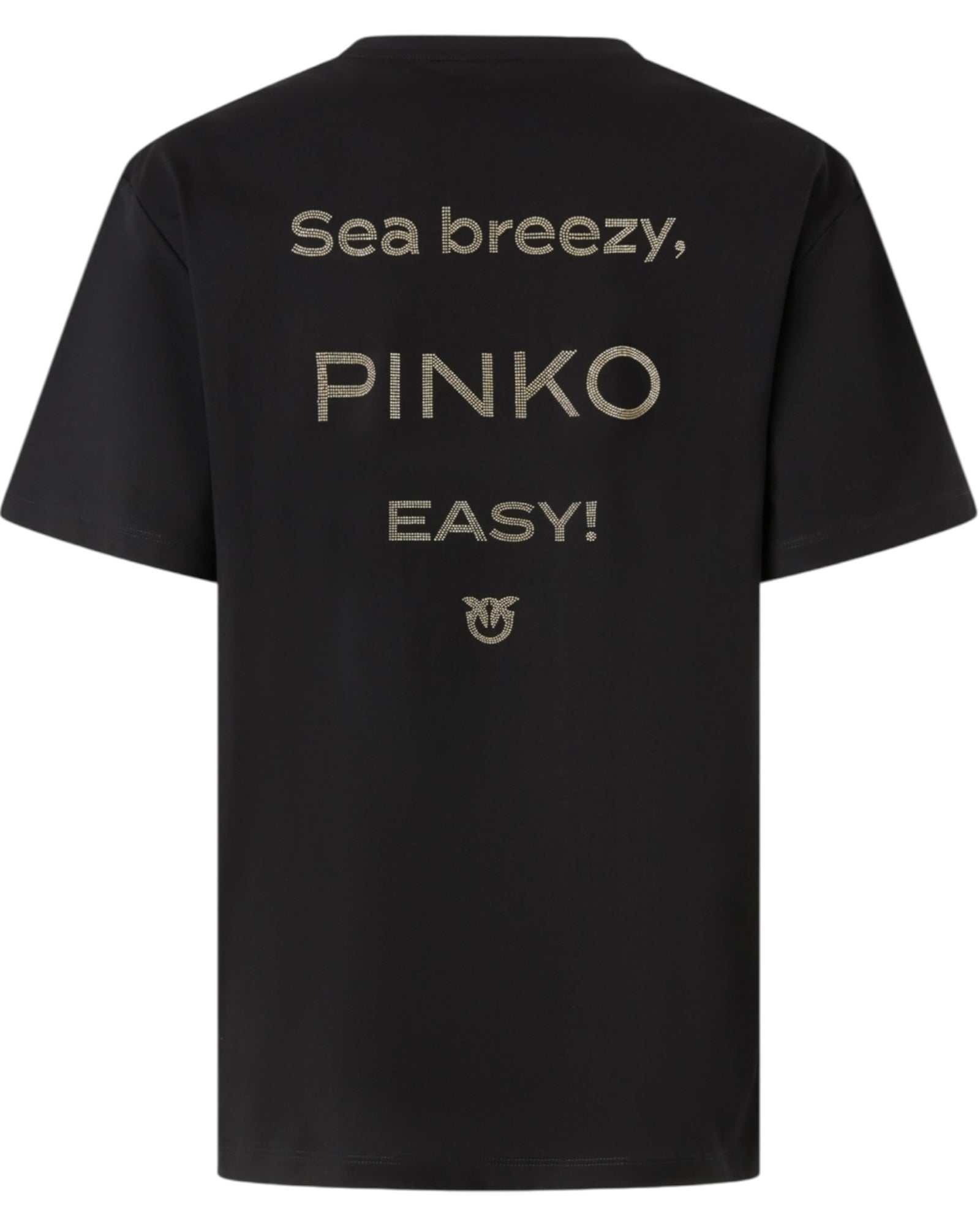 Μπλούζα με λογότυπο στρας STREPITOSO