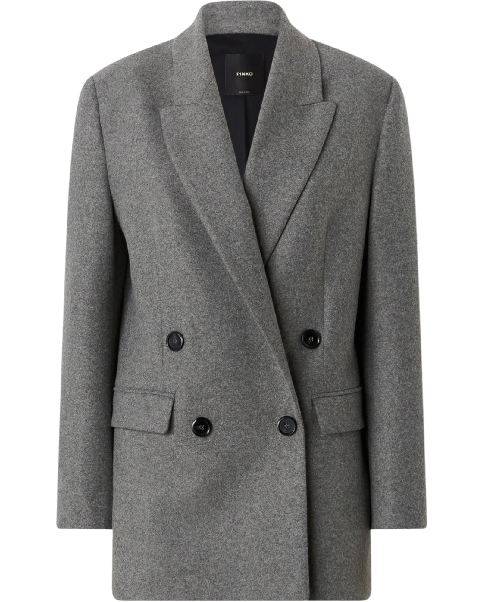 Μπουφάν με διπλό κούμπωμα από μείγμα μαλλιού AMORA