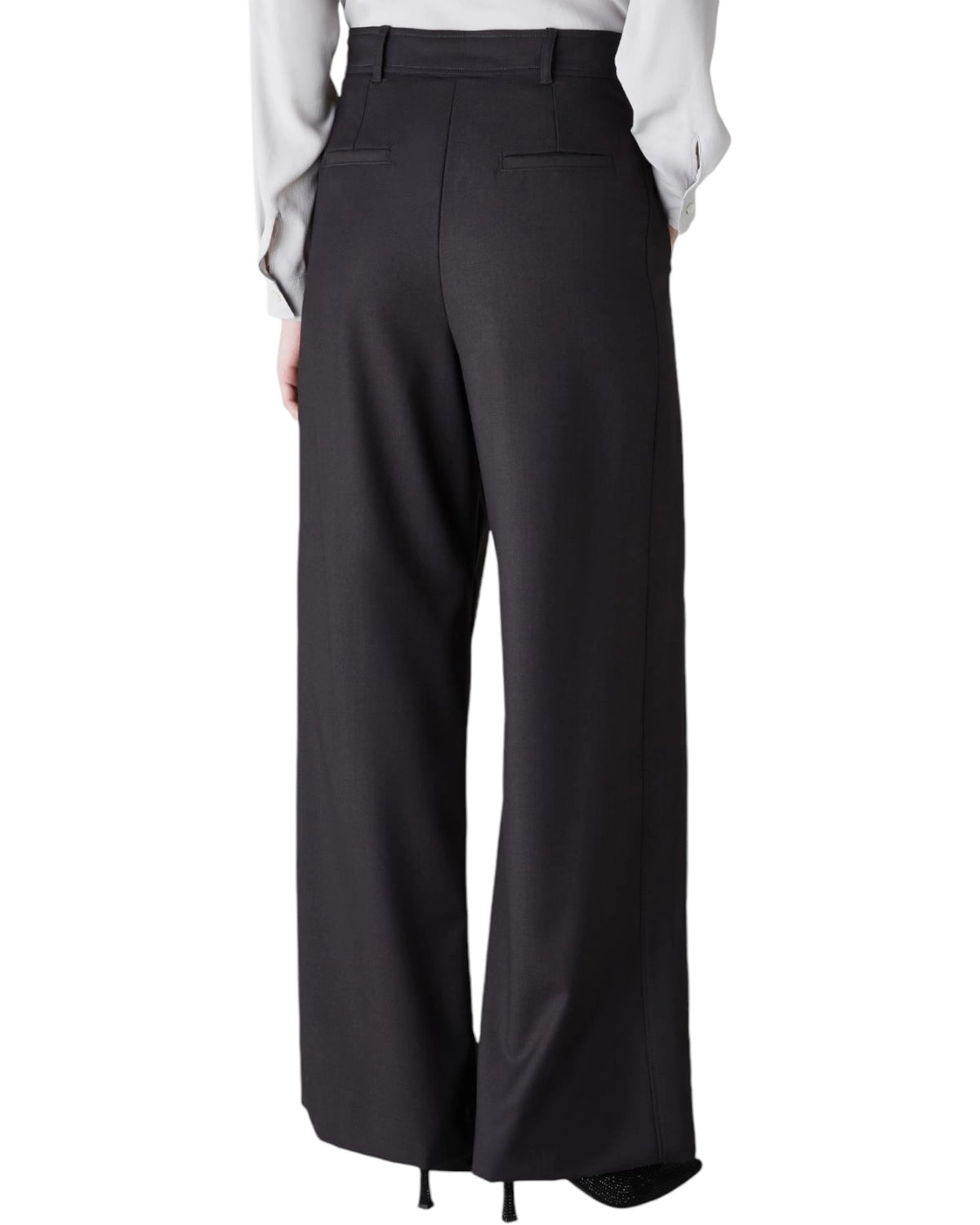 Παντελόνι ψηλόμεσο με πιέτες INEDITO