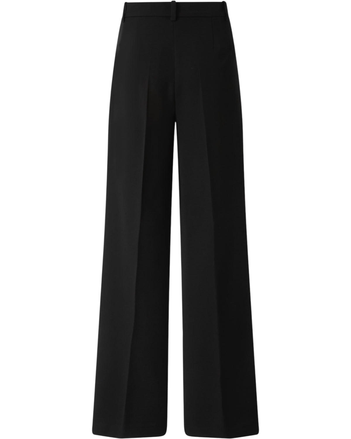 Παντελόνι palazzo με ψηλή μέση από ριχτό ύφασμα RISO