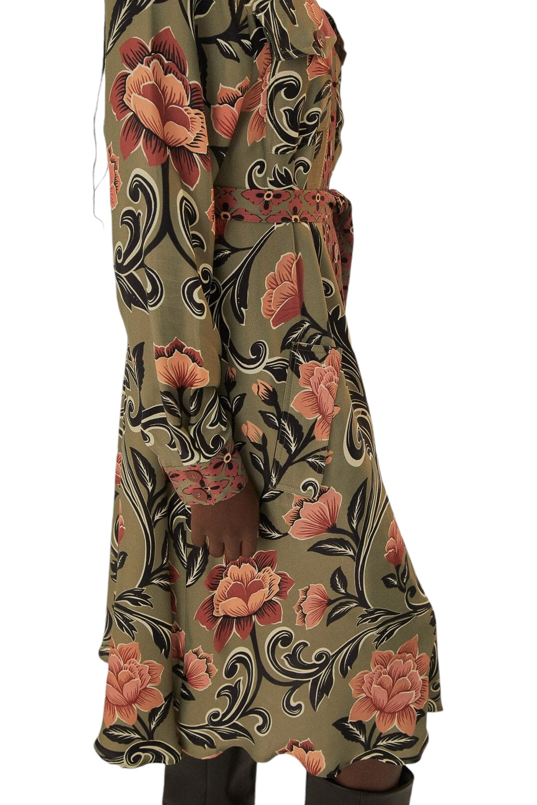 Φόρεμα Midi με floral print