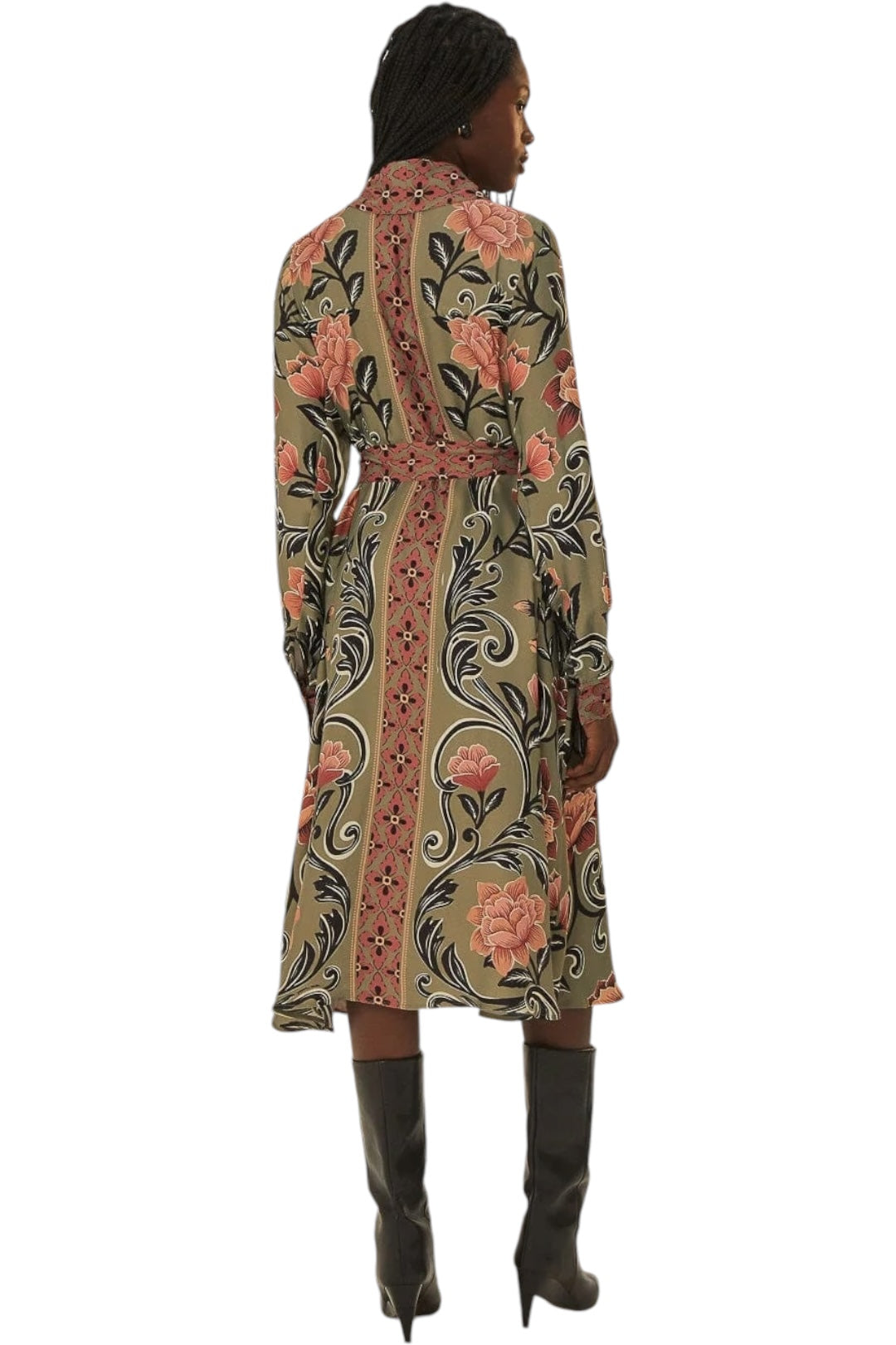 Φόρεμα Midi με floral print