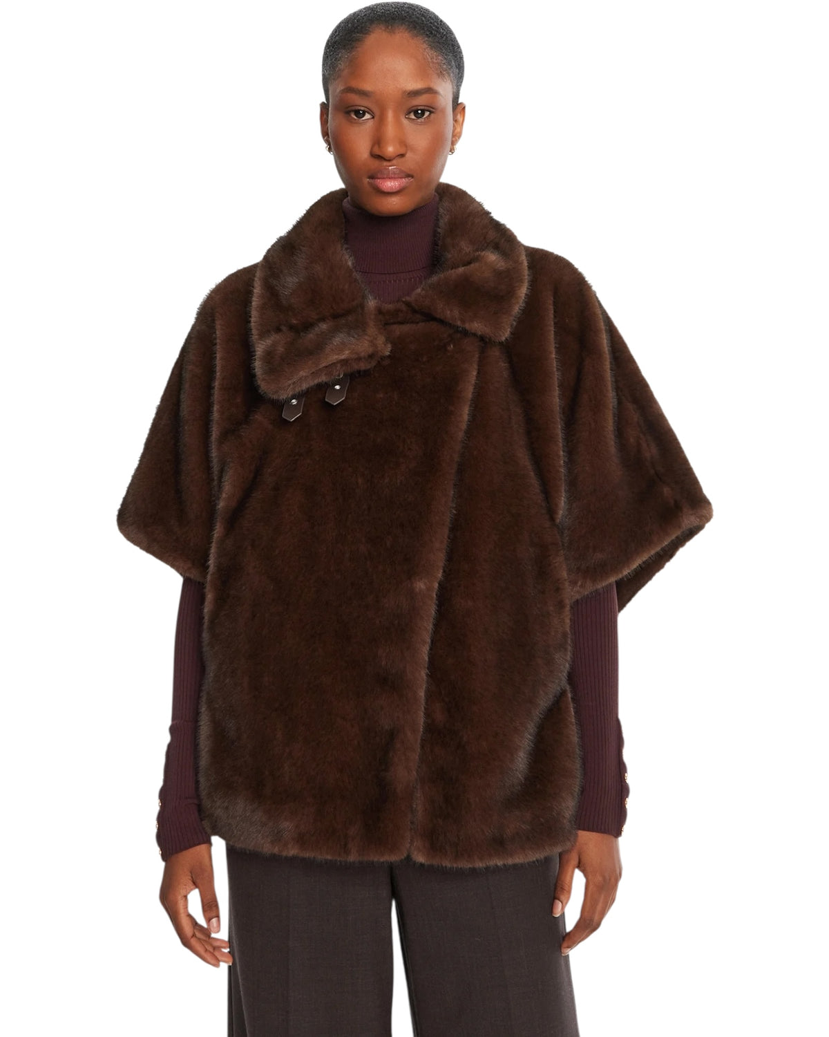 Κάπα από συνθετική γούνα COMODINO