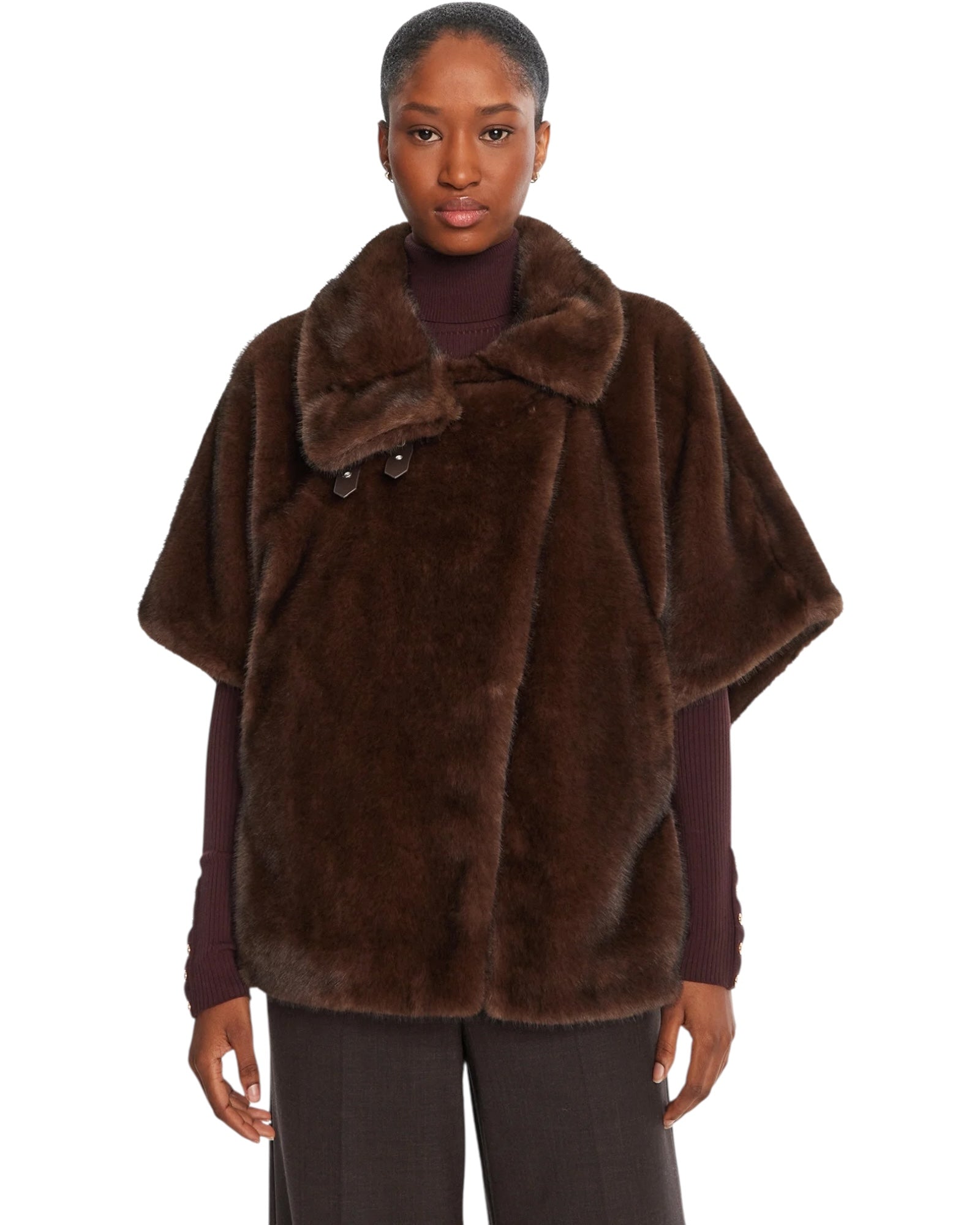 Κάπα από συνθετική γούνα COMODINO