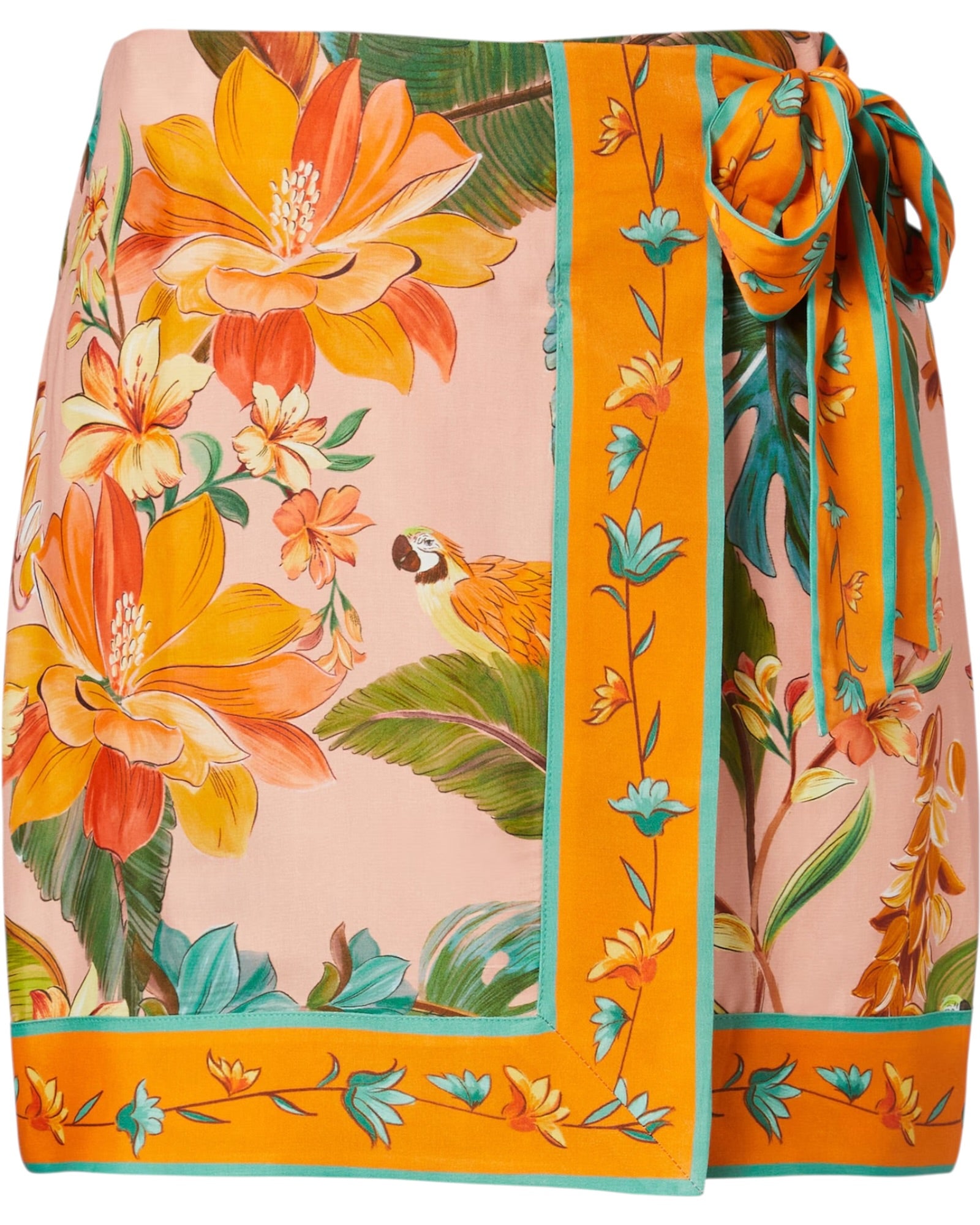 Φούστα με στάμπα BIRDS MINI SKIRT