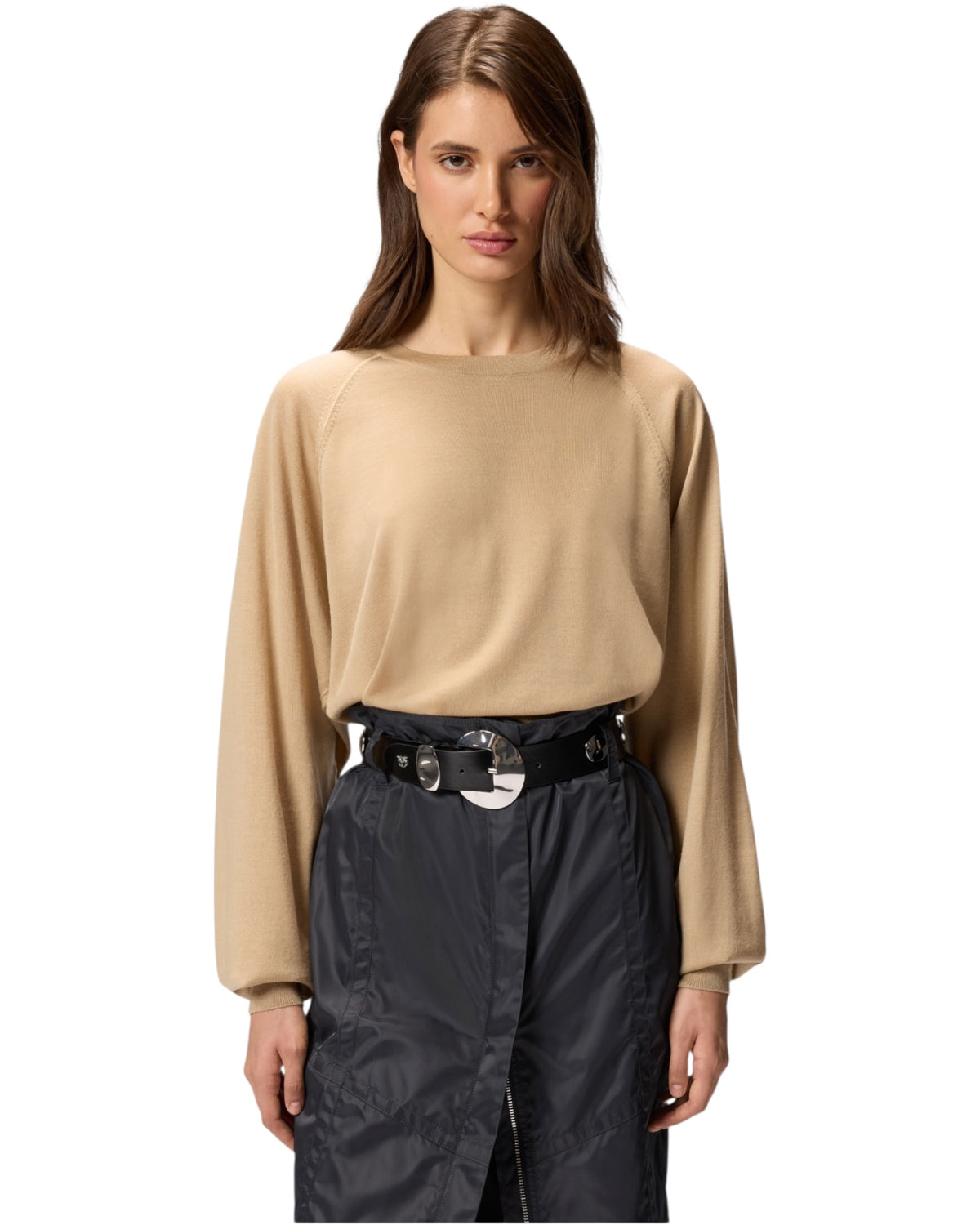 Πουλόβερ με μακριά μανίκια και στρογγυλή λαιμόκοψη LANZAROTE