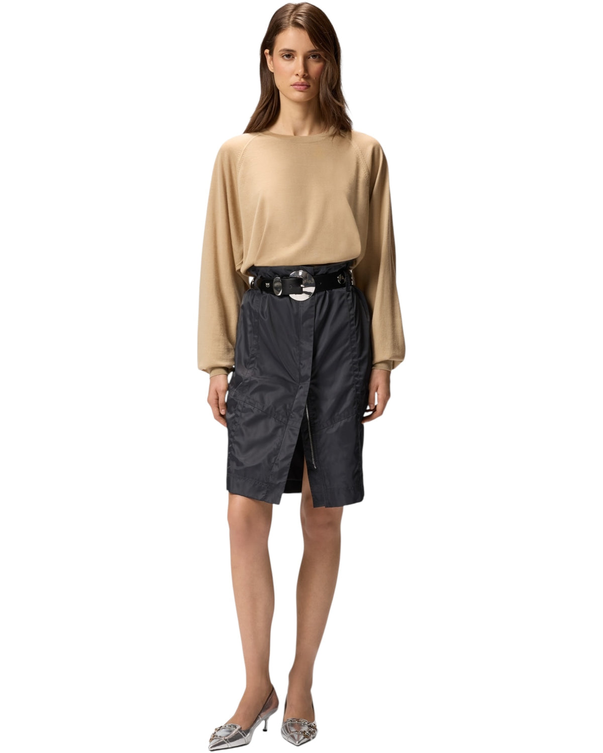 Πουλόβερ με μακριά μανίκια και στρογγυλή λαιμόκοψη LANZAROTE