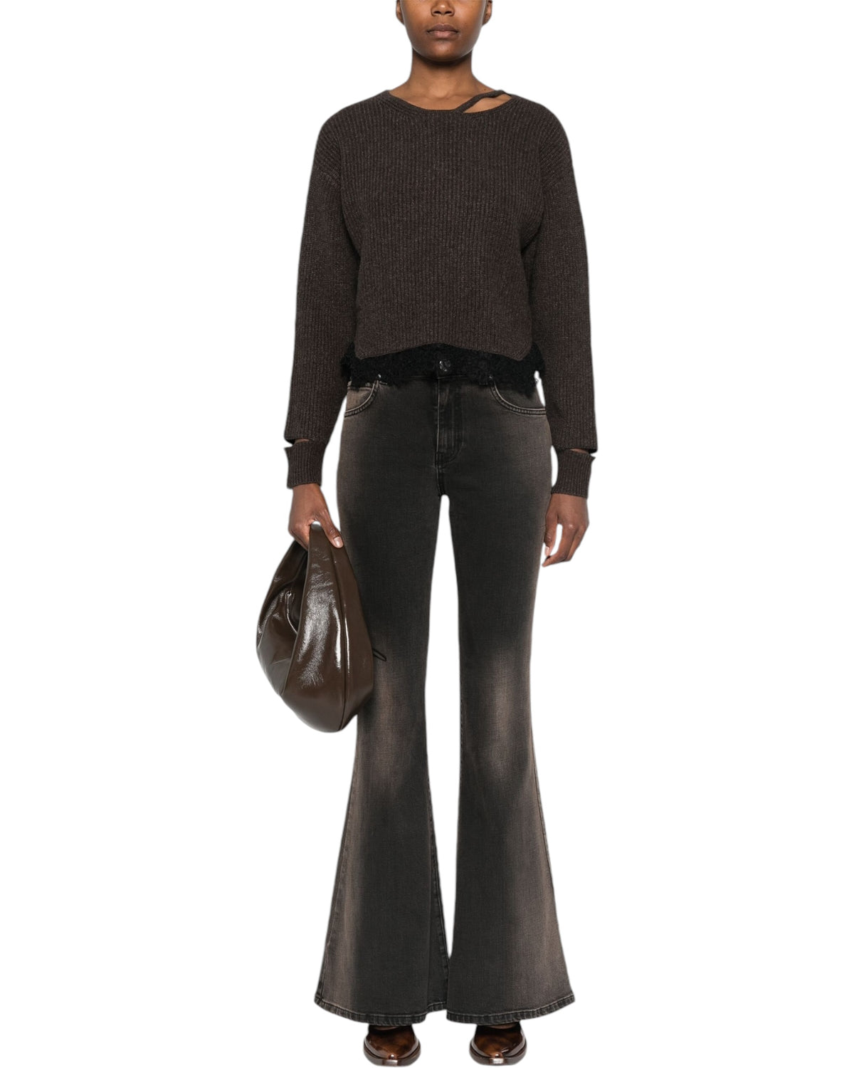 Πουλόβερ με δαντέλα DAMIGIANA