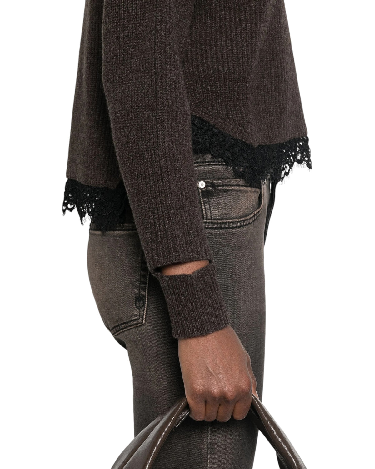 Πουλόβερ με δαντέλα DAMIGIANA