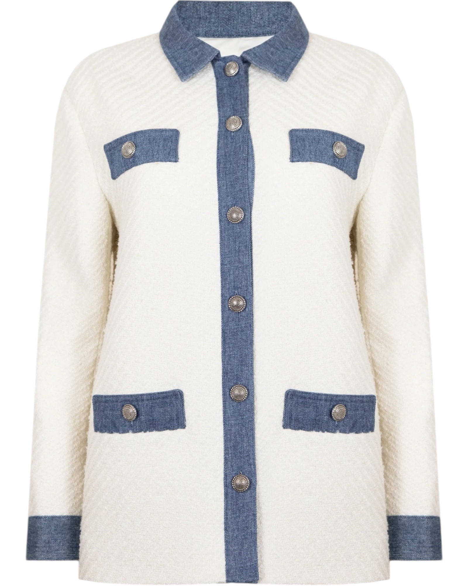 Jacket με denim λεπτομέρειες FRANKIE