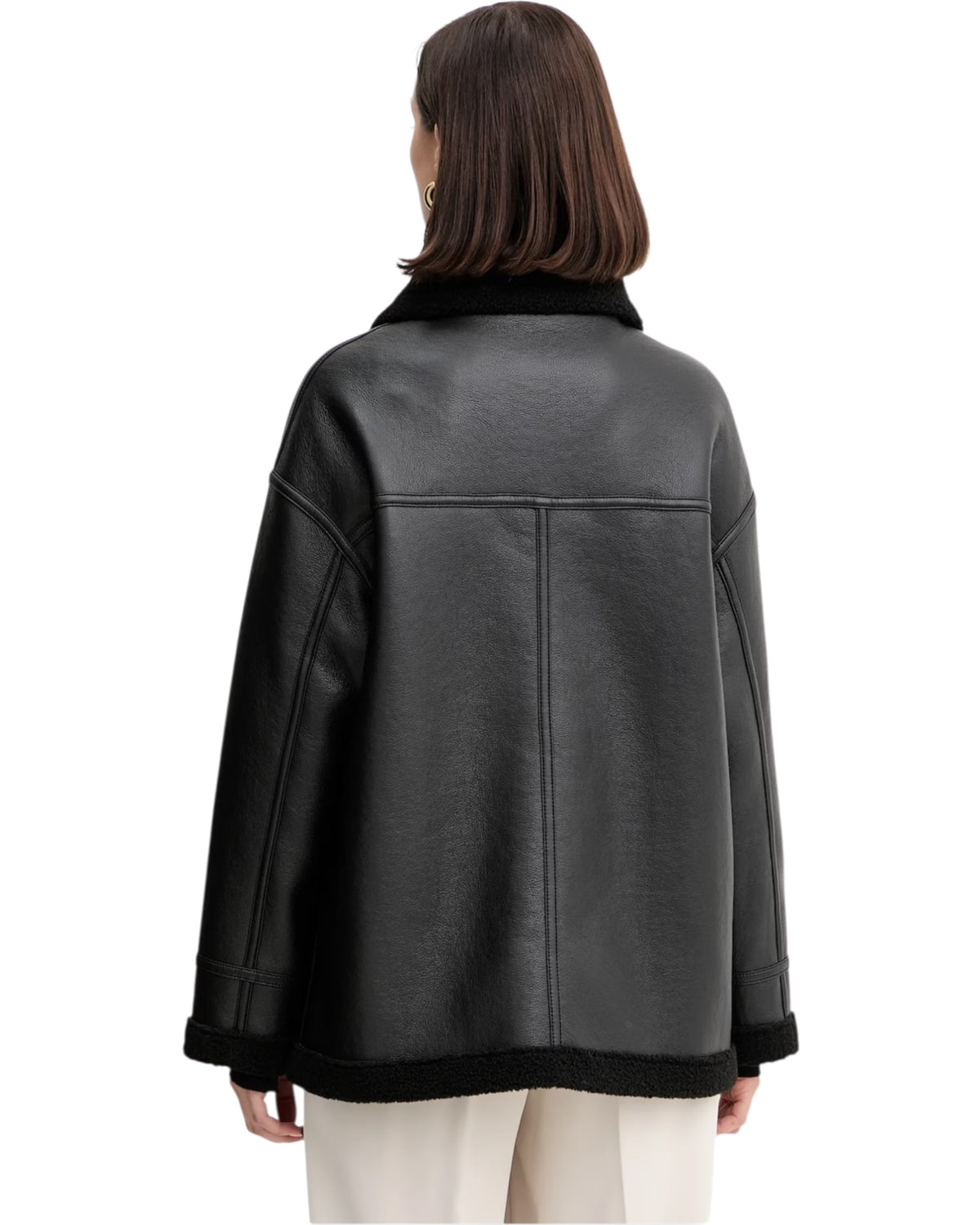 Γυναικείο πανωφόρι από οικολογικό δέρμα LAZOJOSE