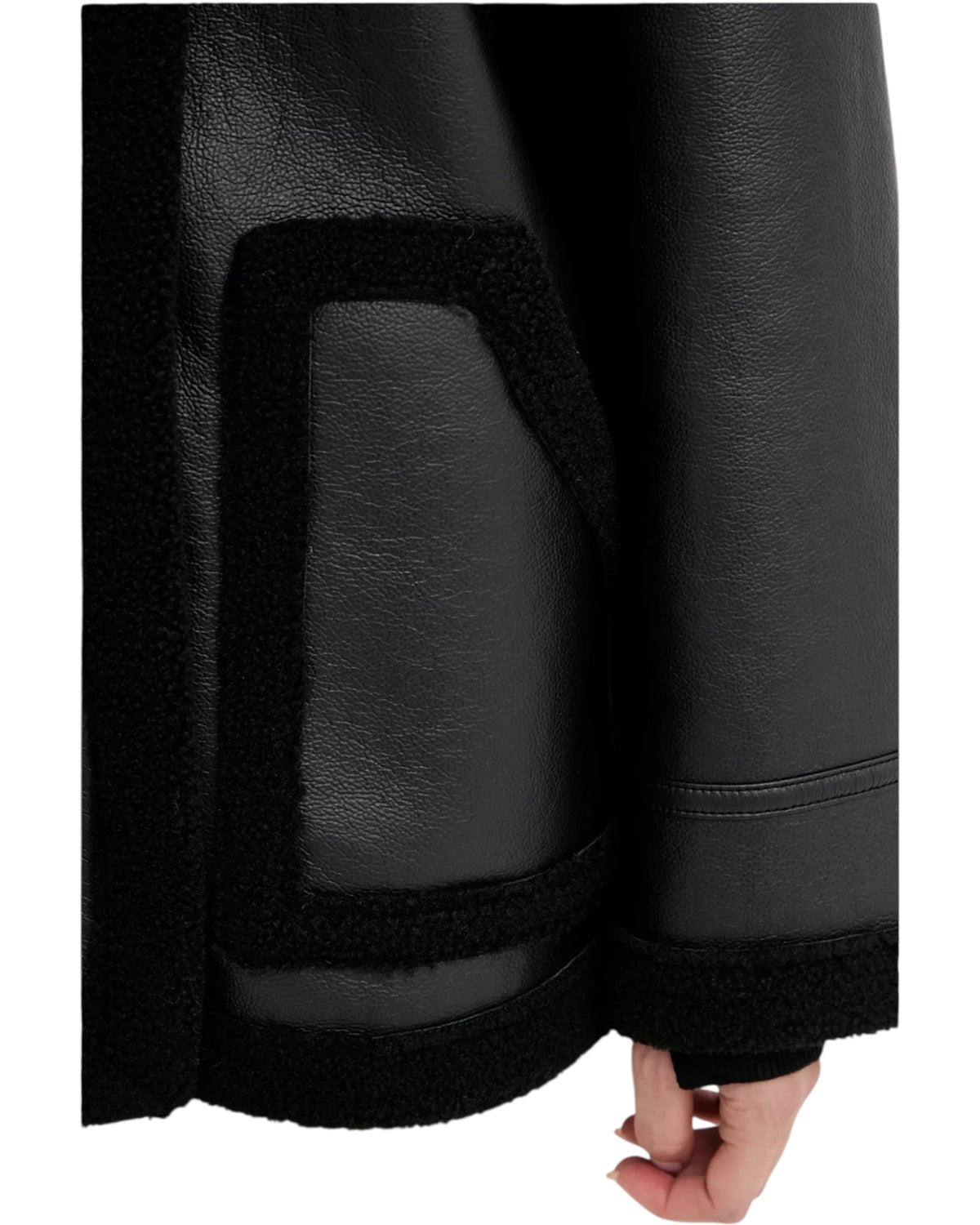 Γυναικείο πανωφόρι από οικολογικό δέρμα LAZOJOSE