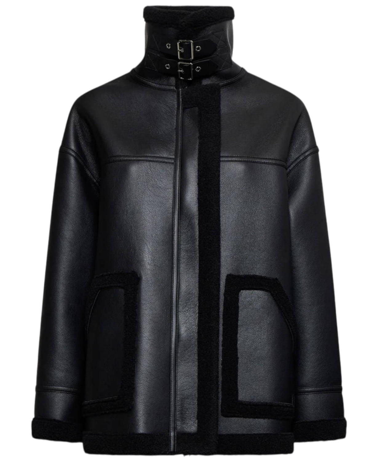 Γυναικείο πανωφόρι από οικολογικό δέρμα LAZOJOSE