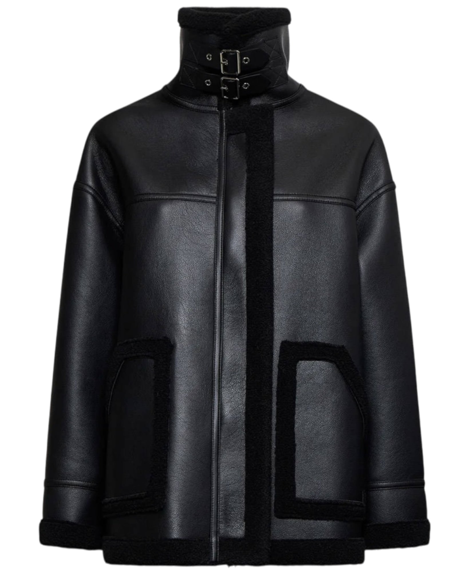 Γυναικείο πανωφόρι από οικολογικό δέρμα LAZOJOSE