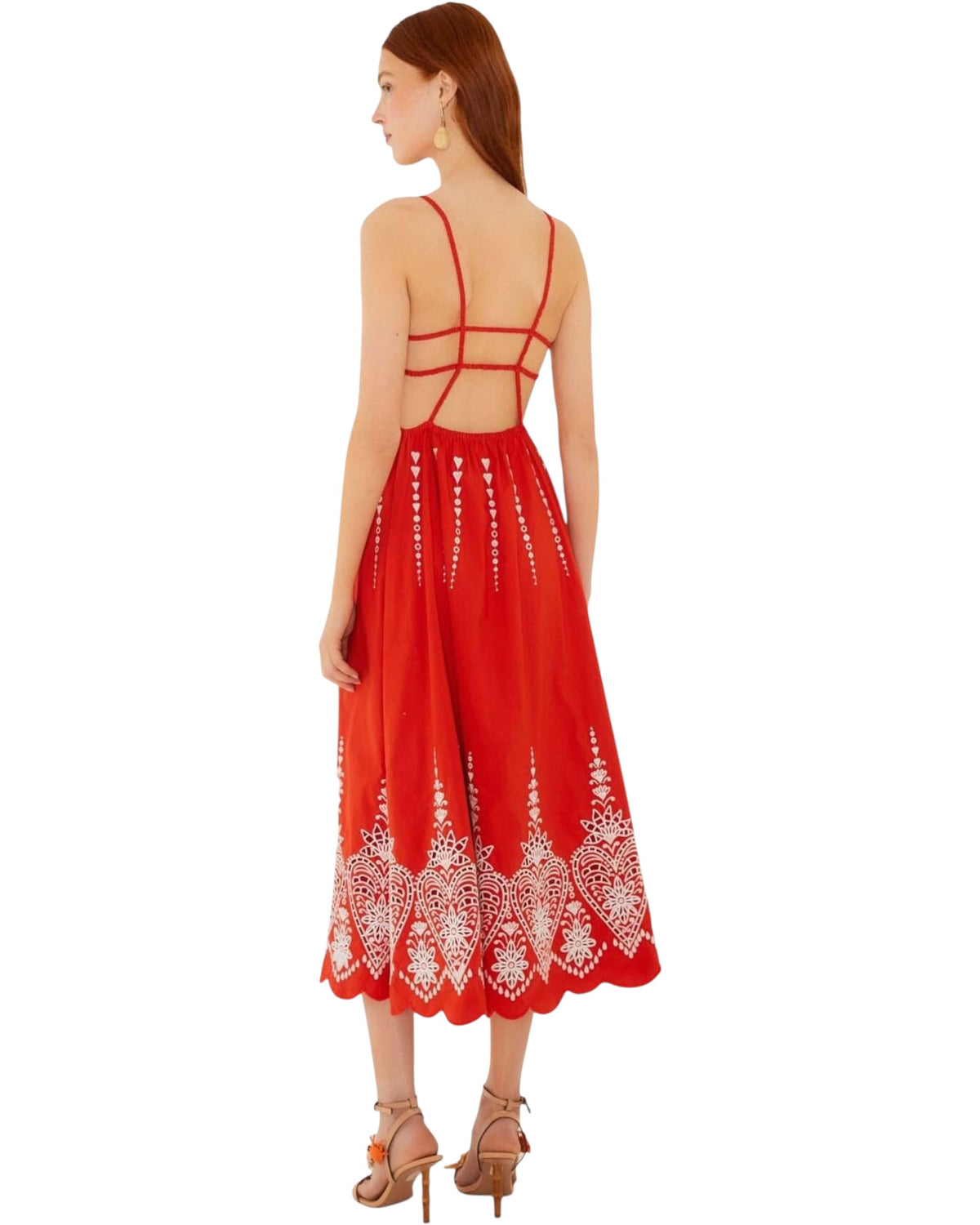 Γυναικείο Φόρεμα Heart Richilieur Sleeveless Midi