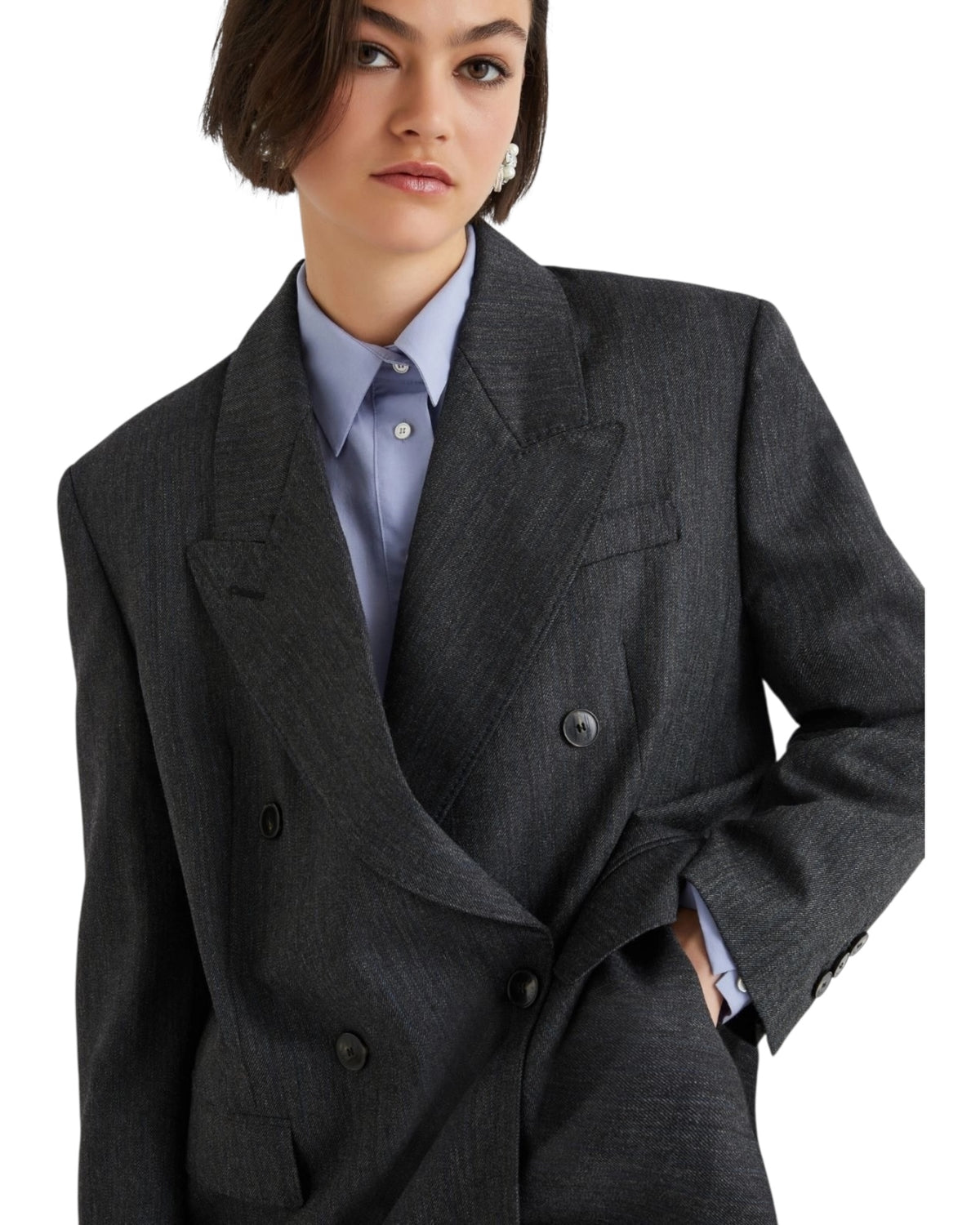 Σακάκι από μάλλινο ύφασμα CRASSO