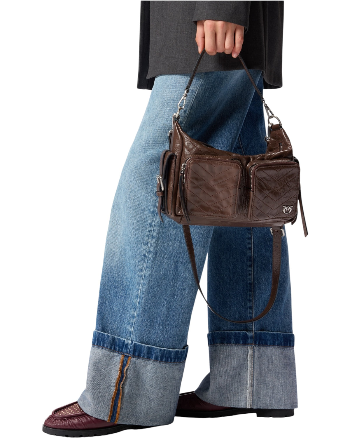 Δερμάτινη τσάντα Cargo Bag με τσέπες