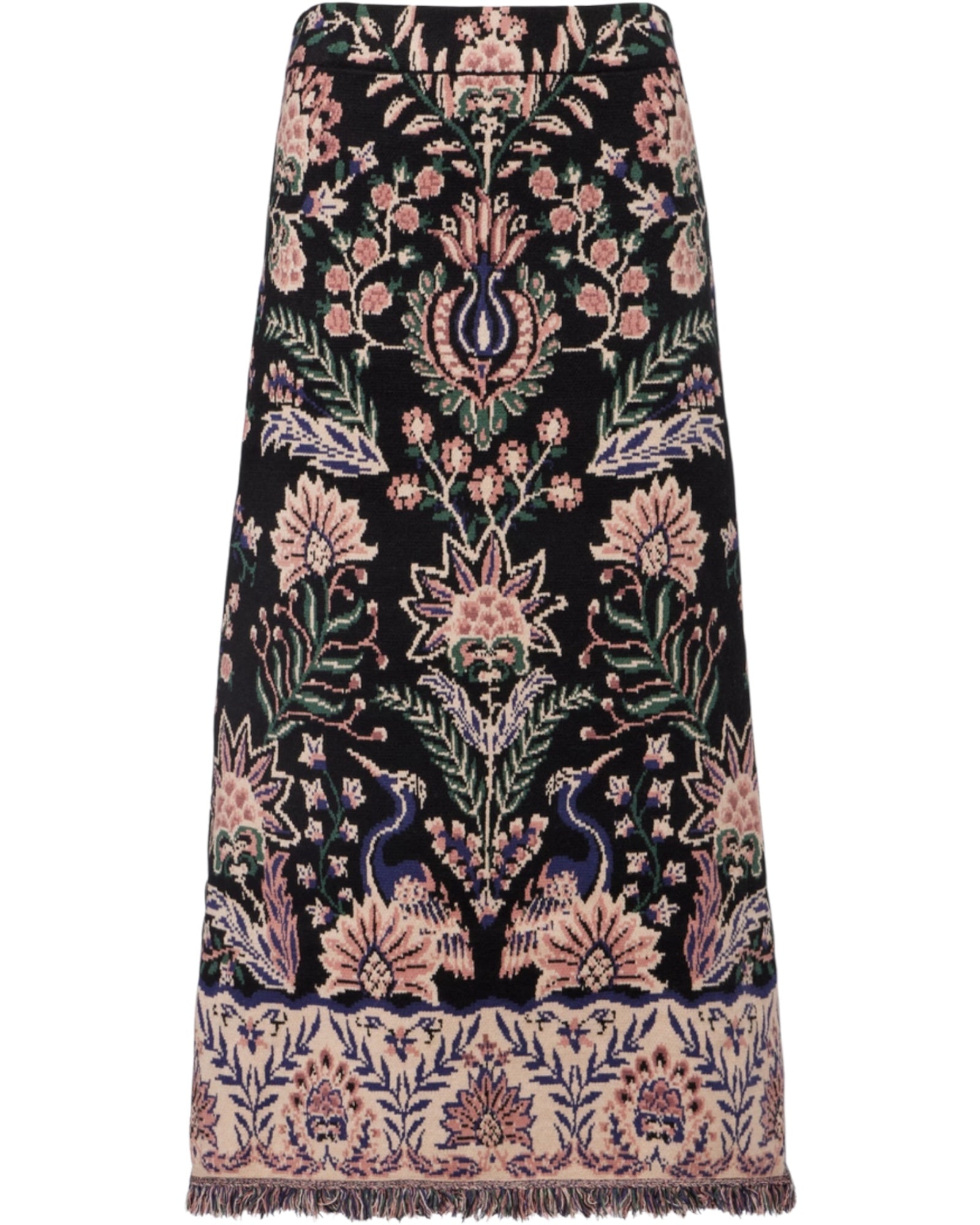 Ψηλόμεση μίντι φούστα με κρόσσια Marvelous Garden