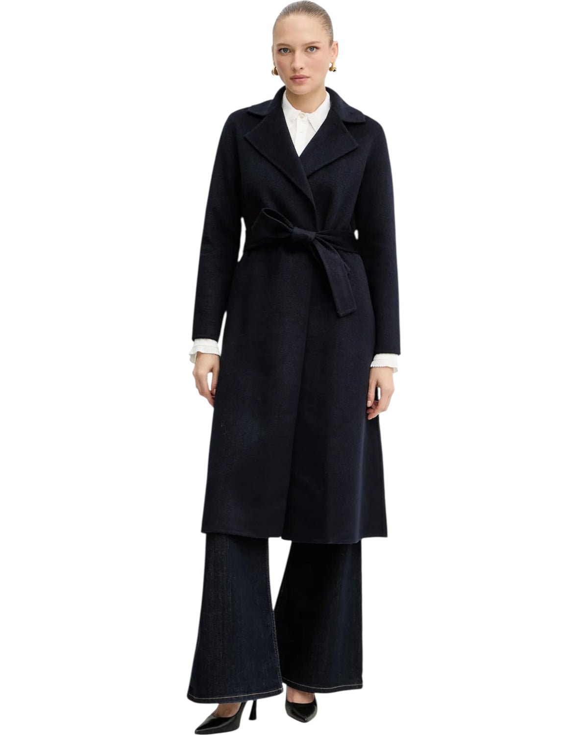 Μακρύ παλτό με ζώνη GOITIA