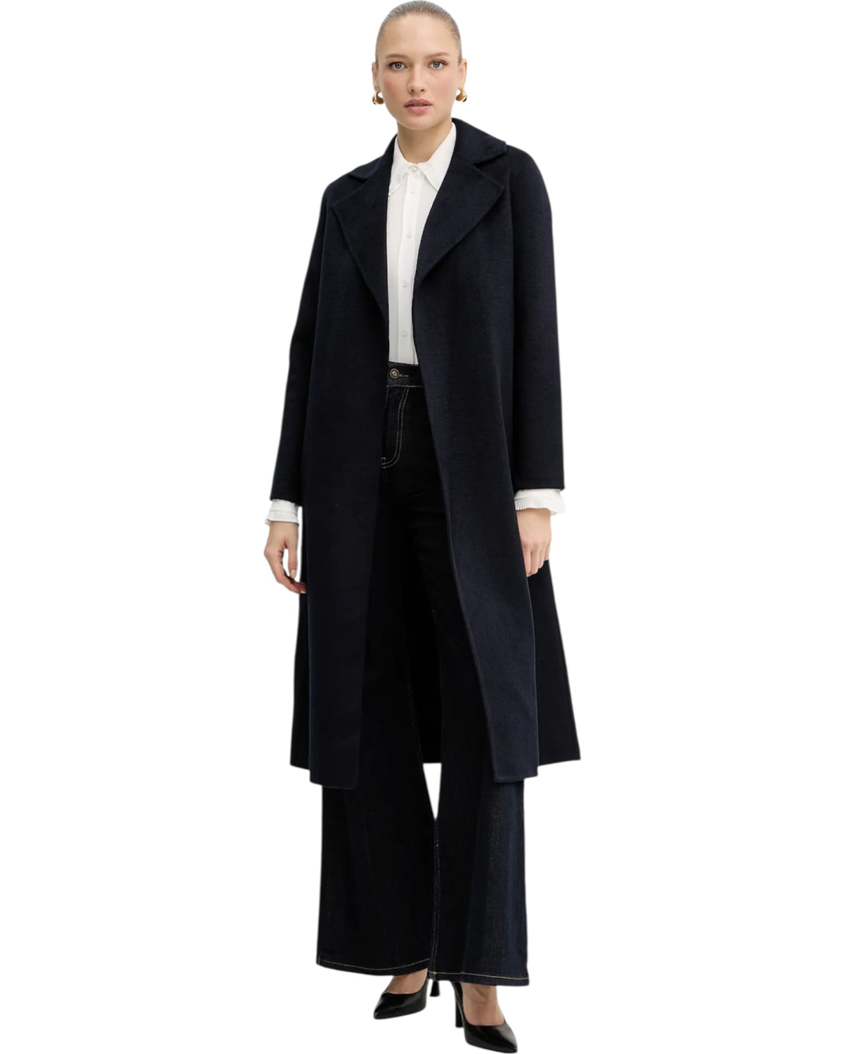 Μακρύ παλτό με ζώνη GOITIA