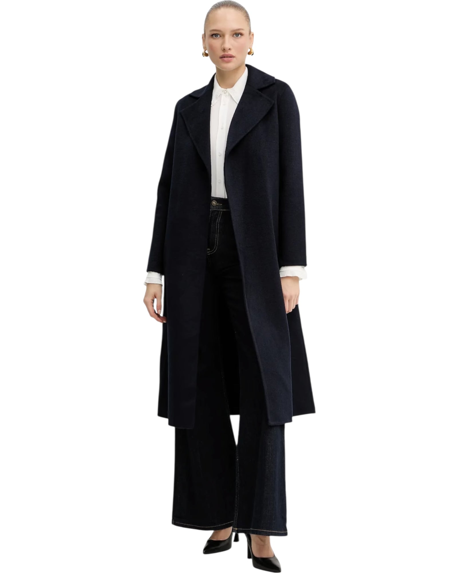 Μακρύ παλτό με ζώνη GOITIA