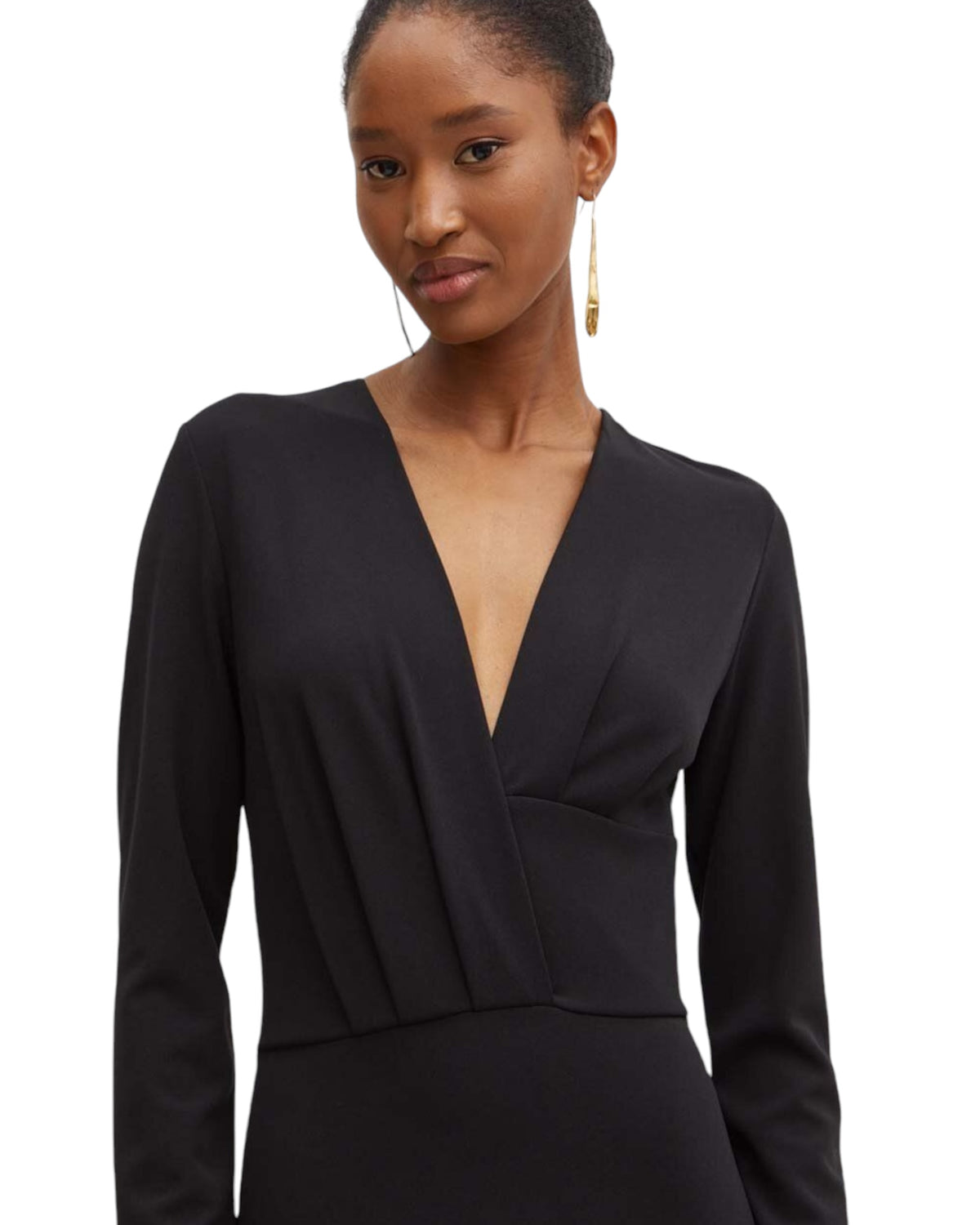 Φόρεμα Midi με V άνοιγμα CLAUSDINE