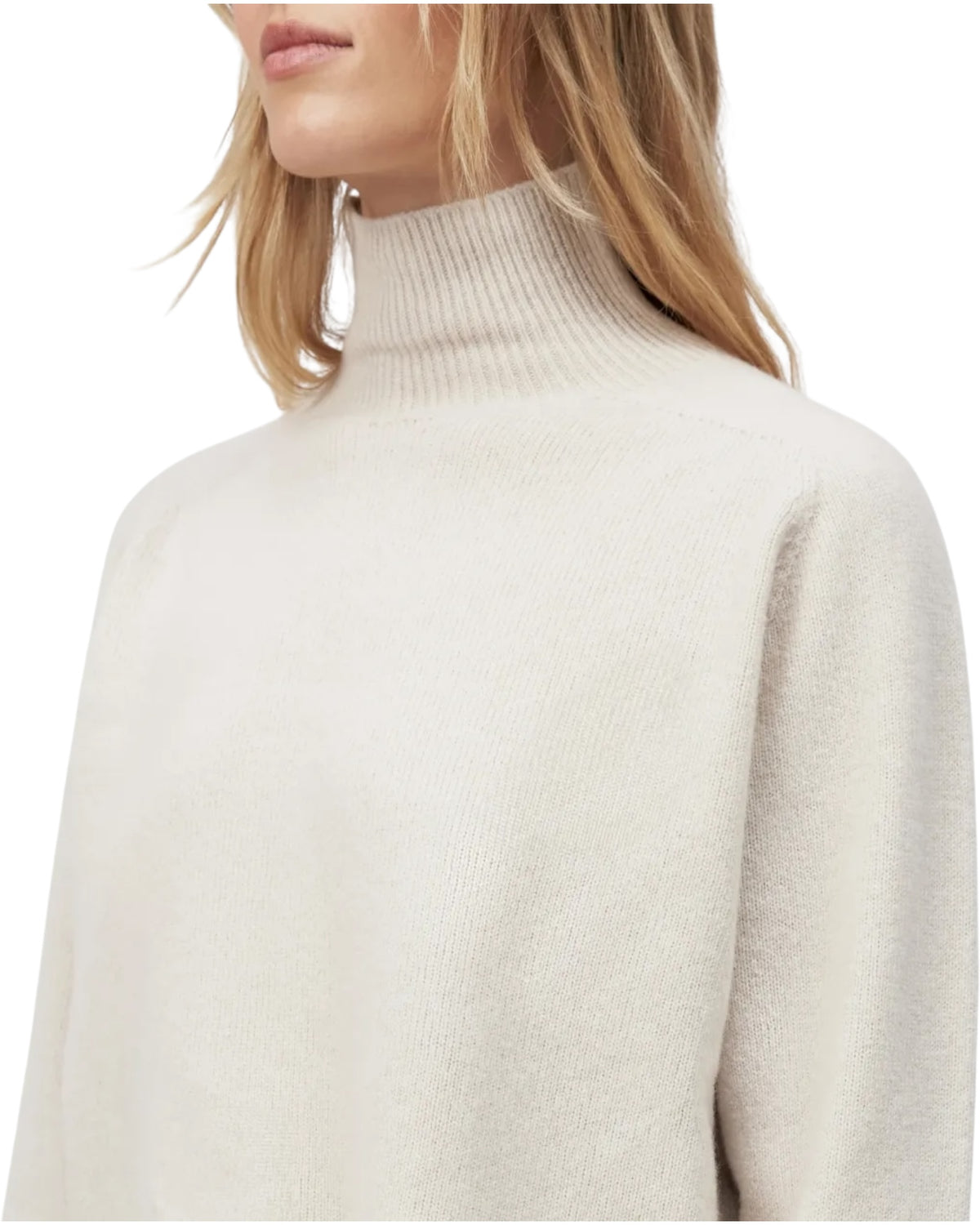 Πουλόβερ με ζιβάγκο από μαλλί LYZIMA