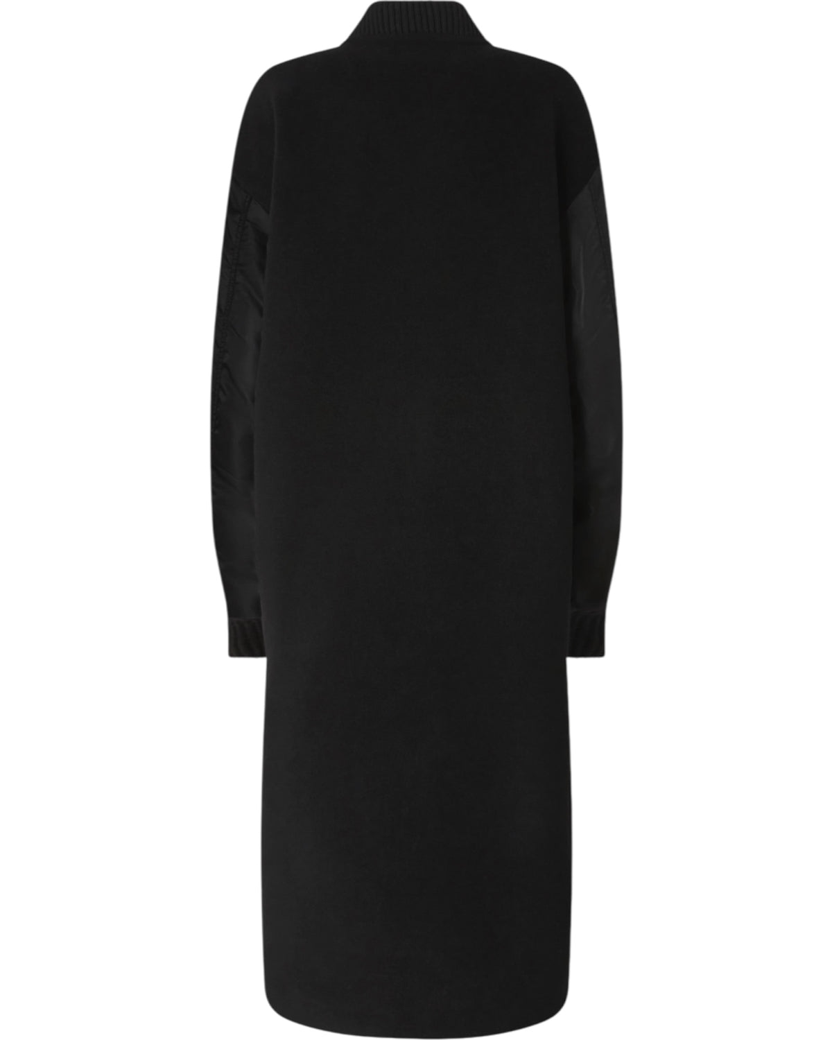 Μακρύ σατέν και υφασμάτινο παλτό MAPUR