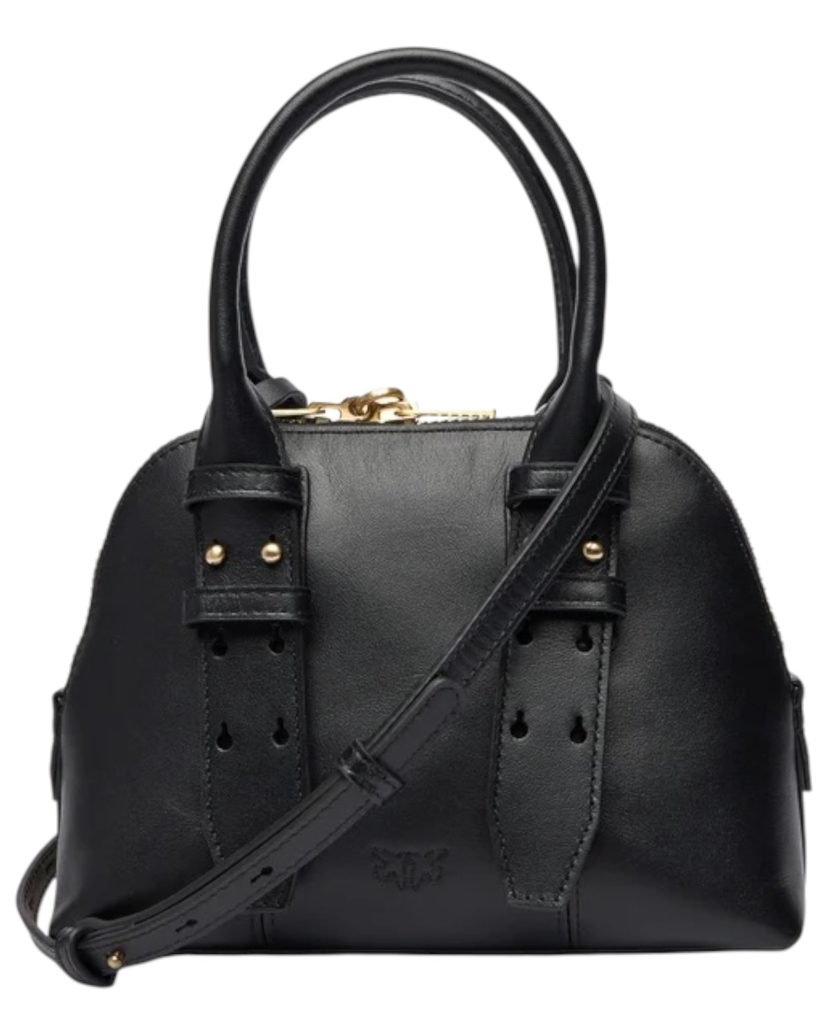 Δερμάτινη τσάντα με φερμουάρ BOWLING BAG MINI