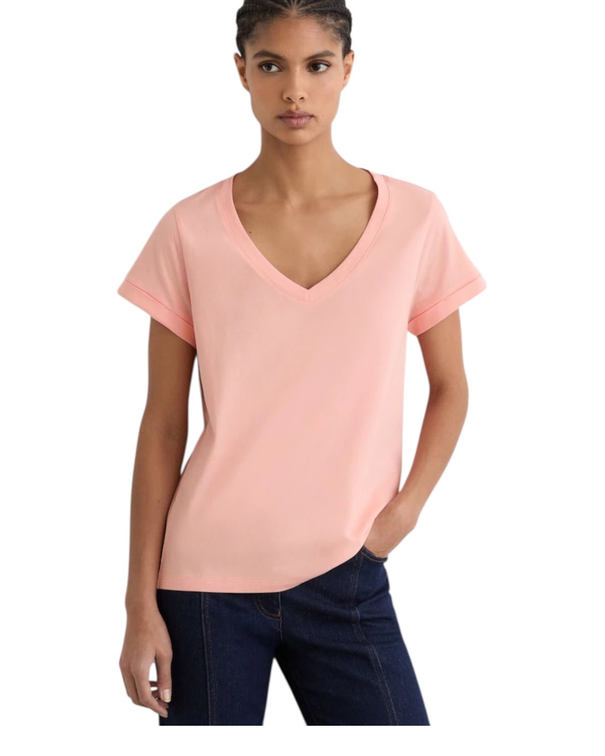 T-shirt με V λαιμόκοψη LUNA