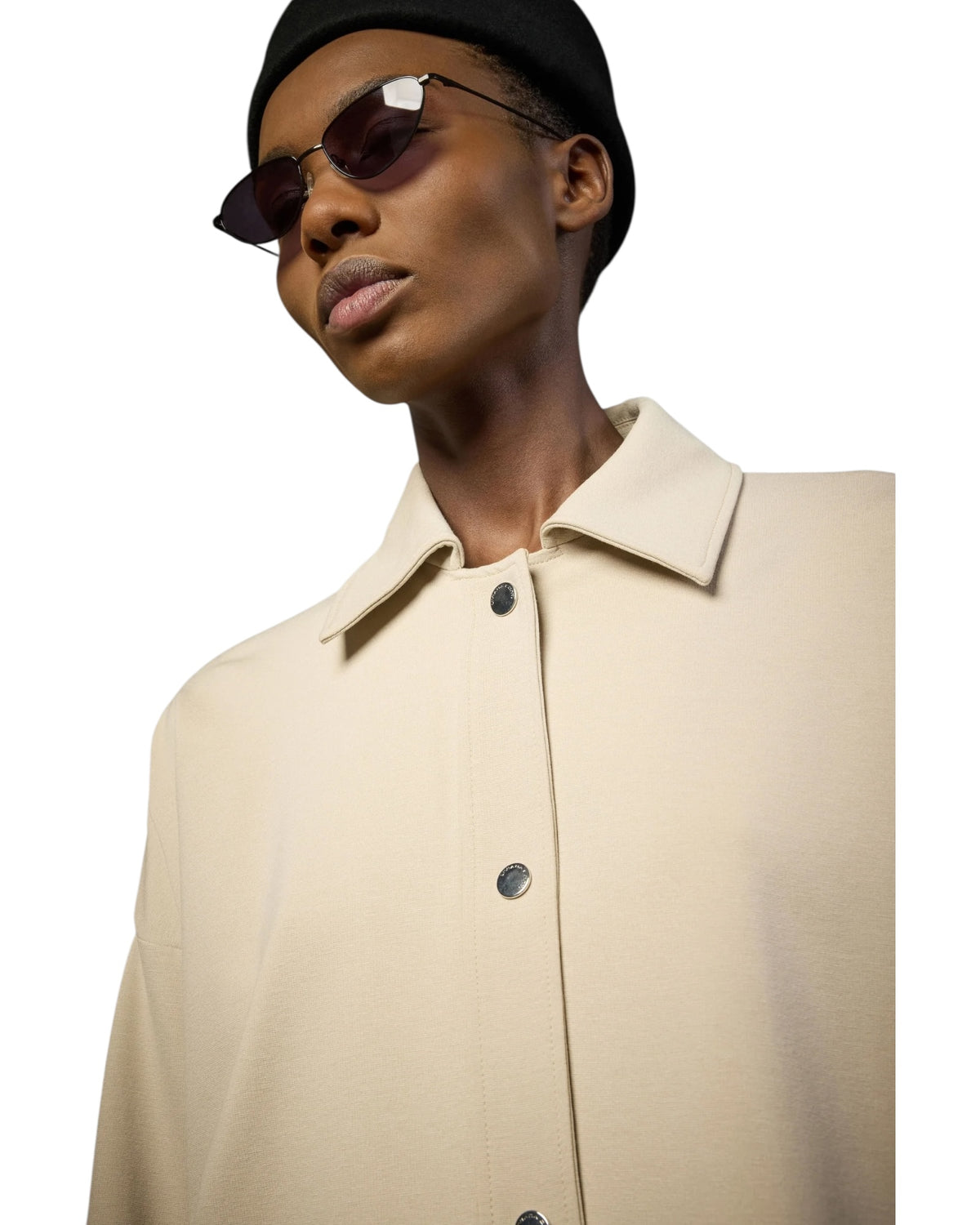 Πουκάμισο crop με φαρδιά εφαρμογή SANDARA