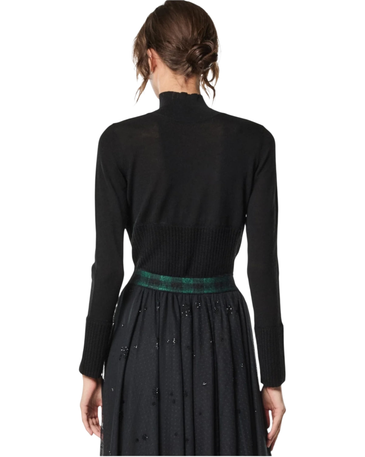 Μάλλινο πουλόβερ με ζιβάγκο MOOK