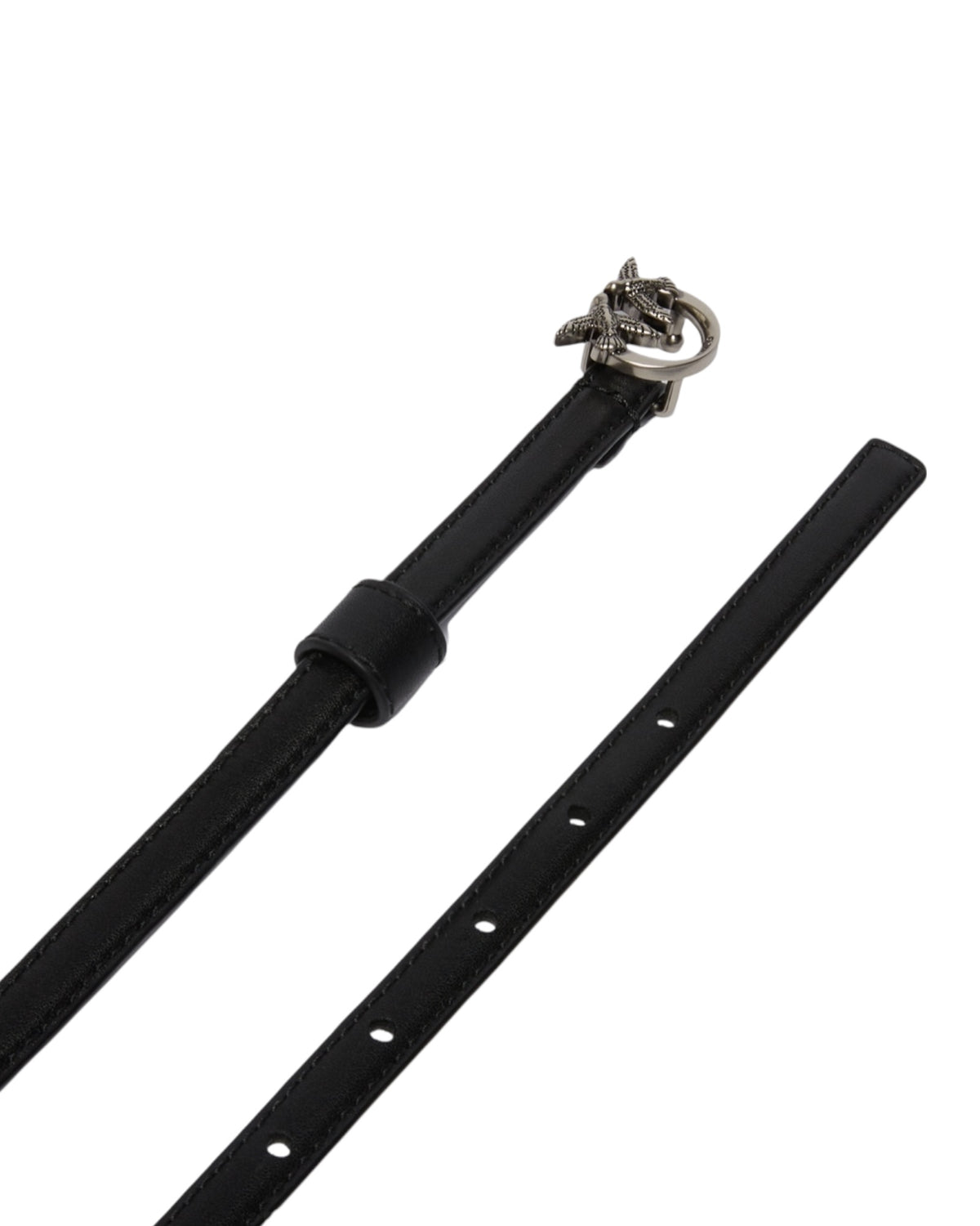 Λεπτή ζώνη με αγκράφα Love Birds H1