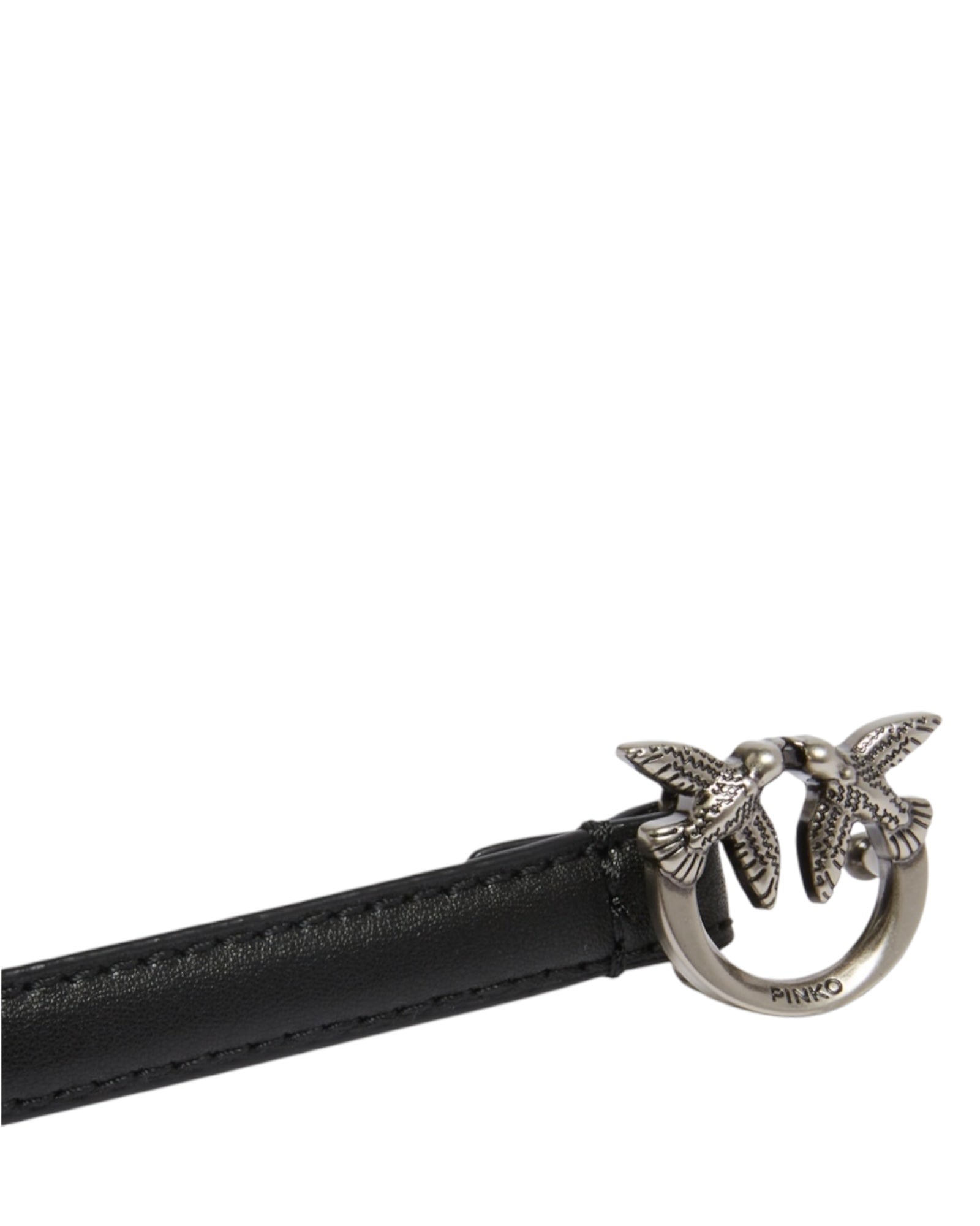 Λεπτή ζώνη με αγκράφα Love Birds H1