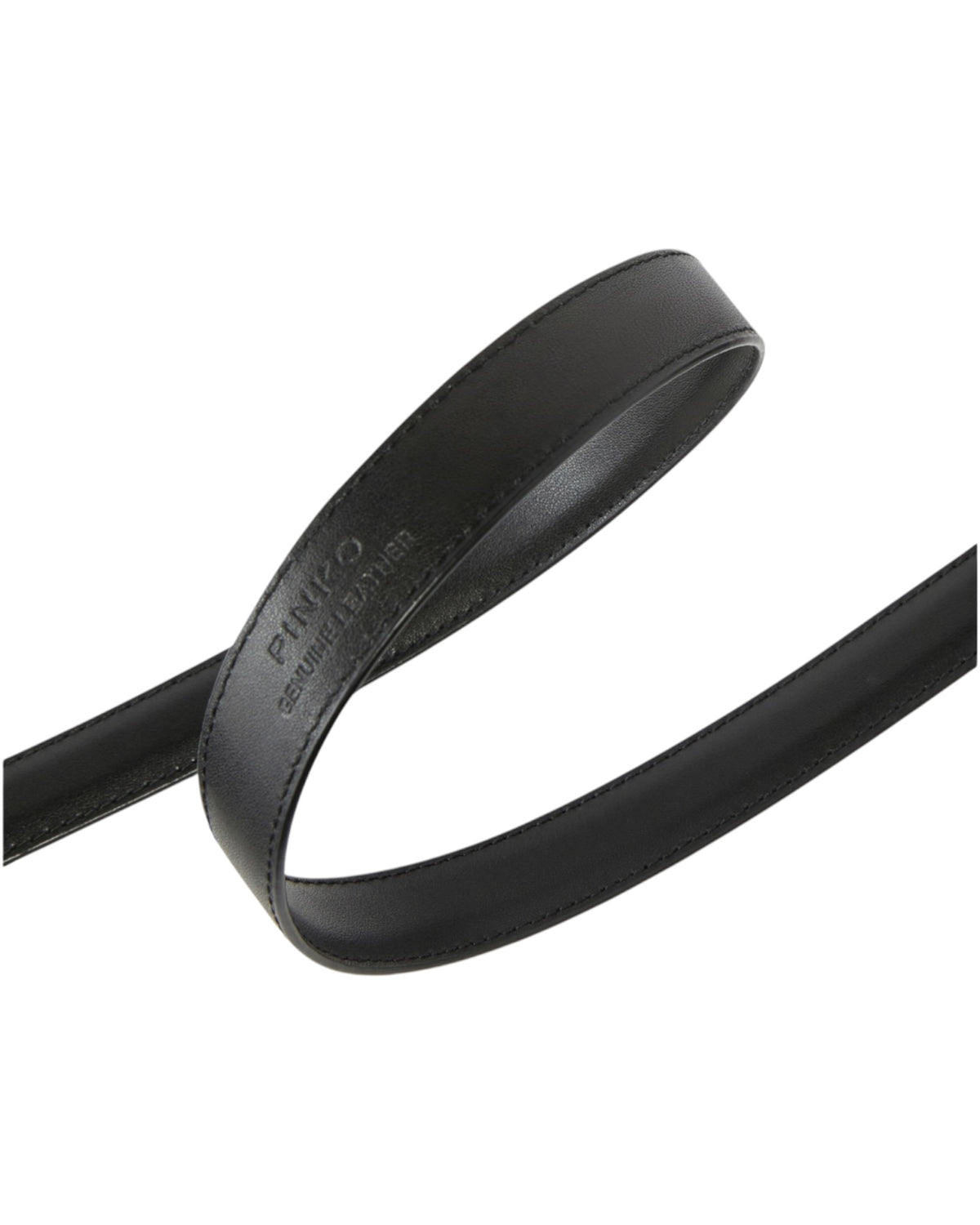 Δερμάτινη λεπτή ζώνη Love Birds 2cm