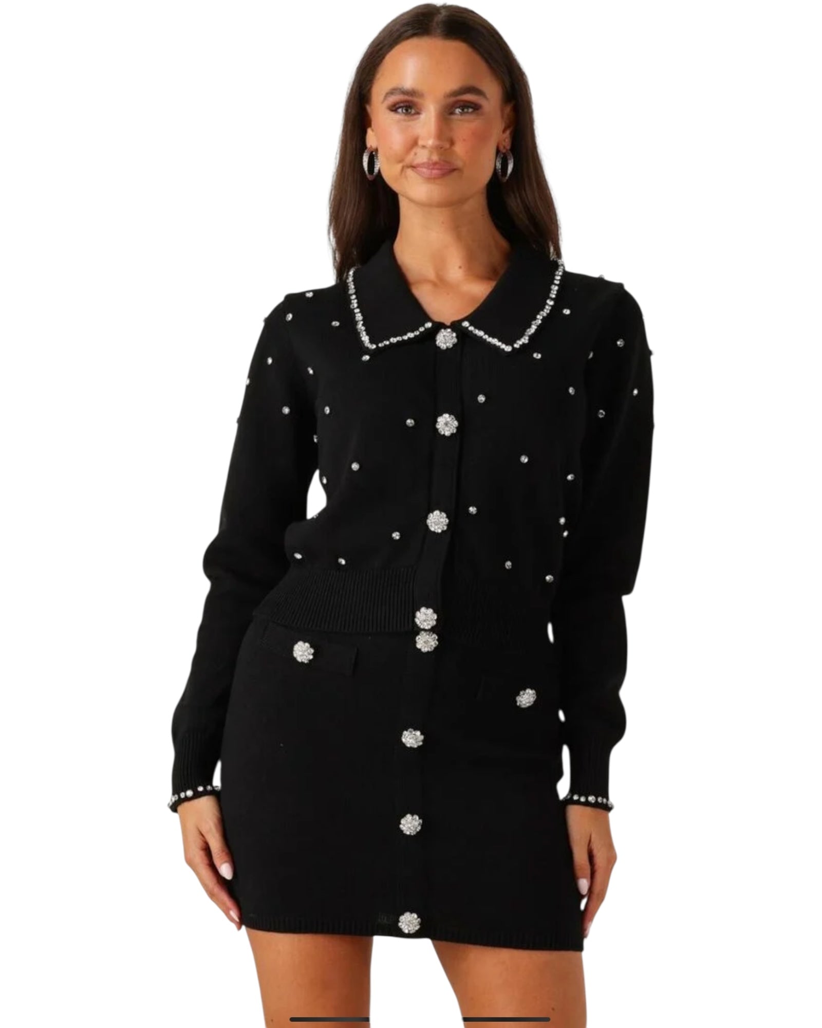 Ζακέτα με διακοσμητικές λεπτομέρειες NOLLEY