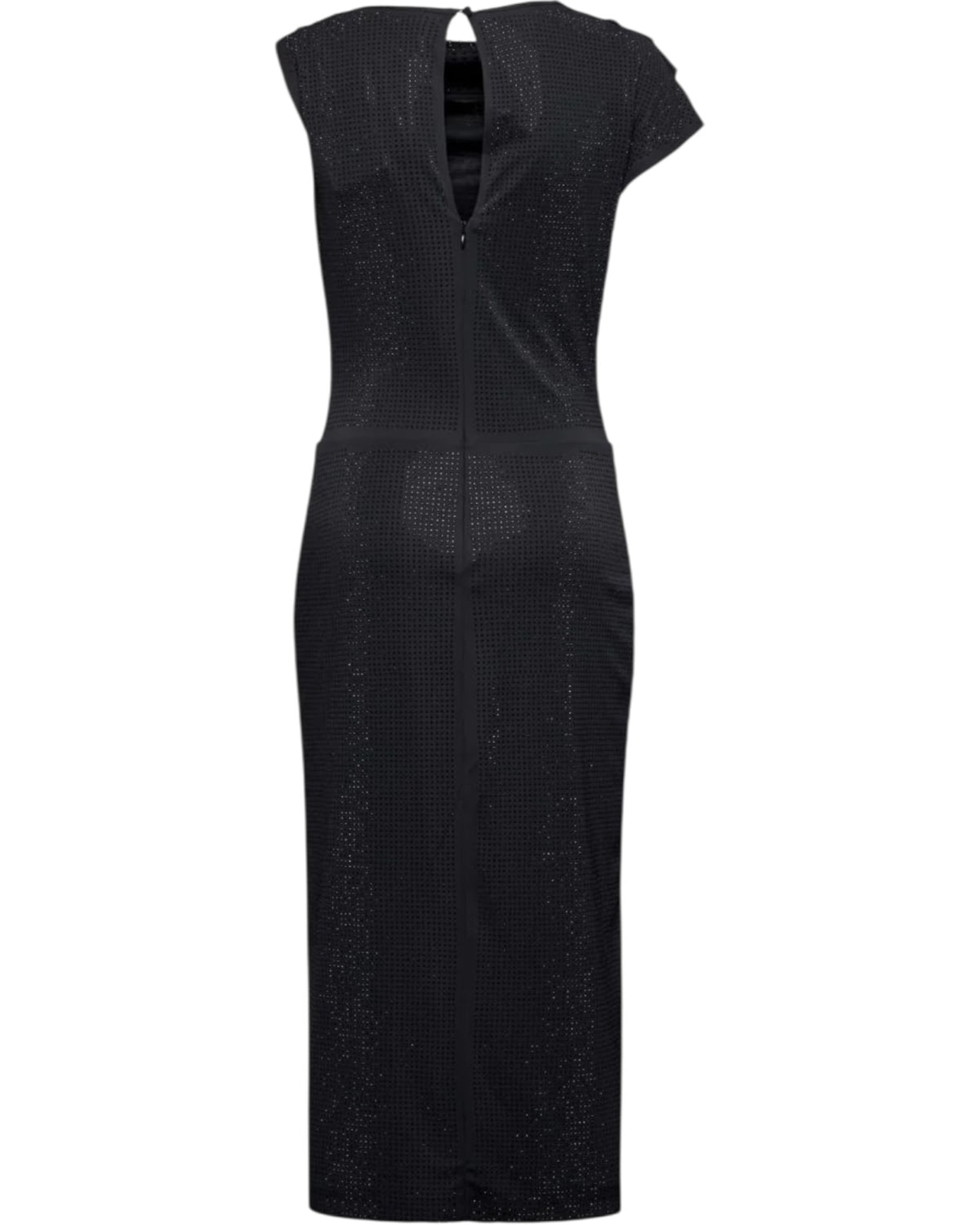 Μακρύ ντραπέ φόρεμα με έναν ώμο DUALA