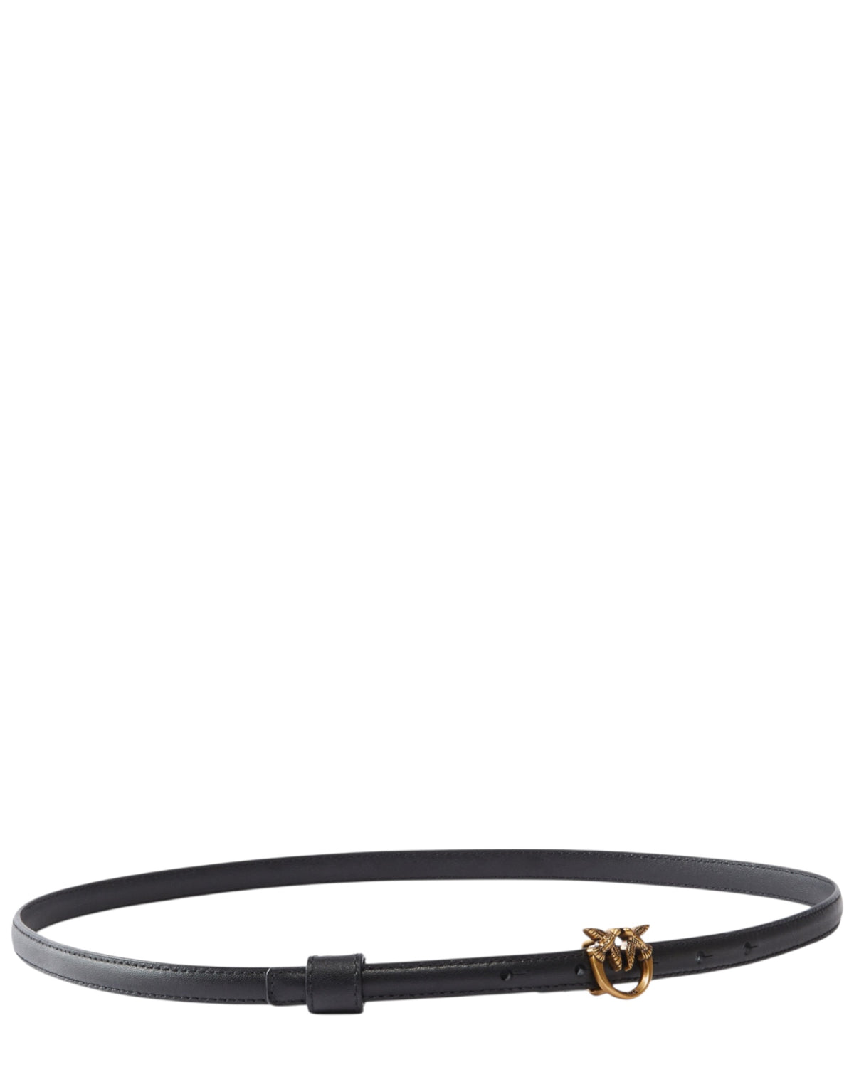 Λεπτή ζώνη με αγκράφα Love Birds 1 cm