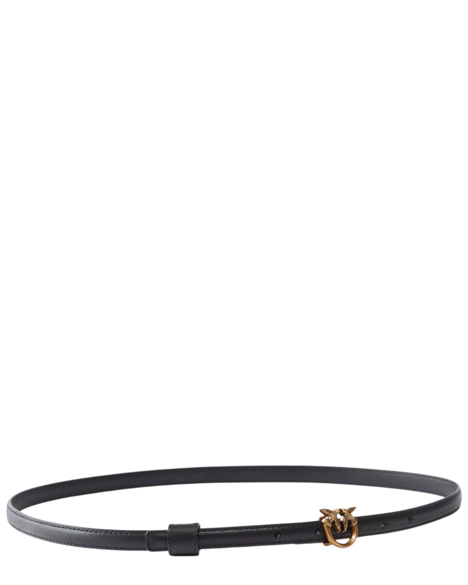 Λεπτή ζώνη με αγκράφα Love Birds 1 cm