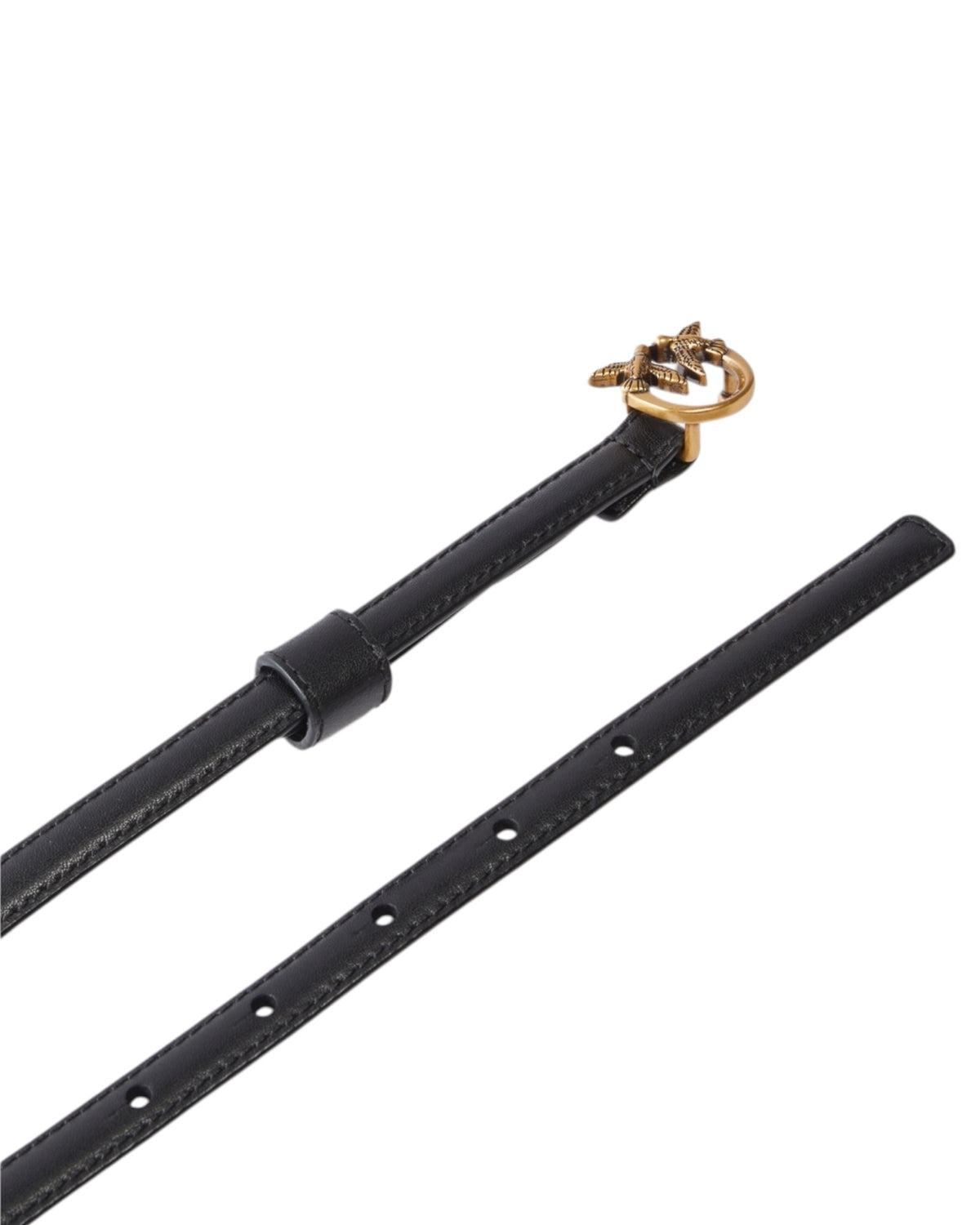 Λεπτή ζώνη με αγκράφα Love Birds 1 cm