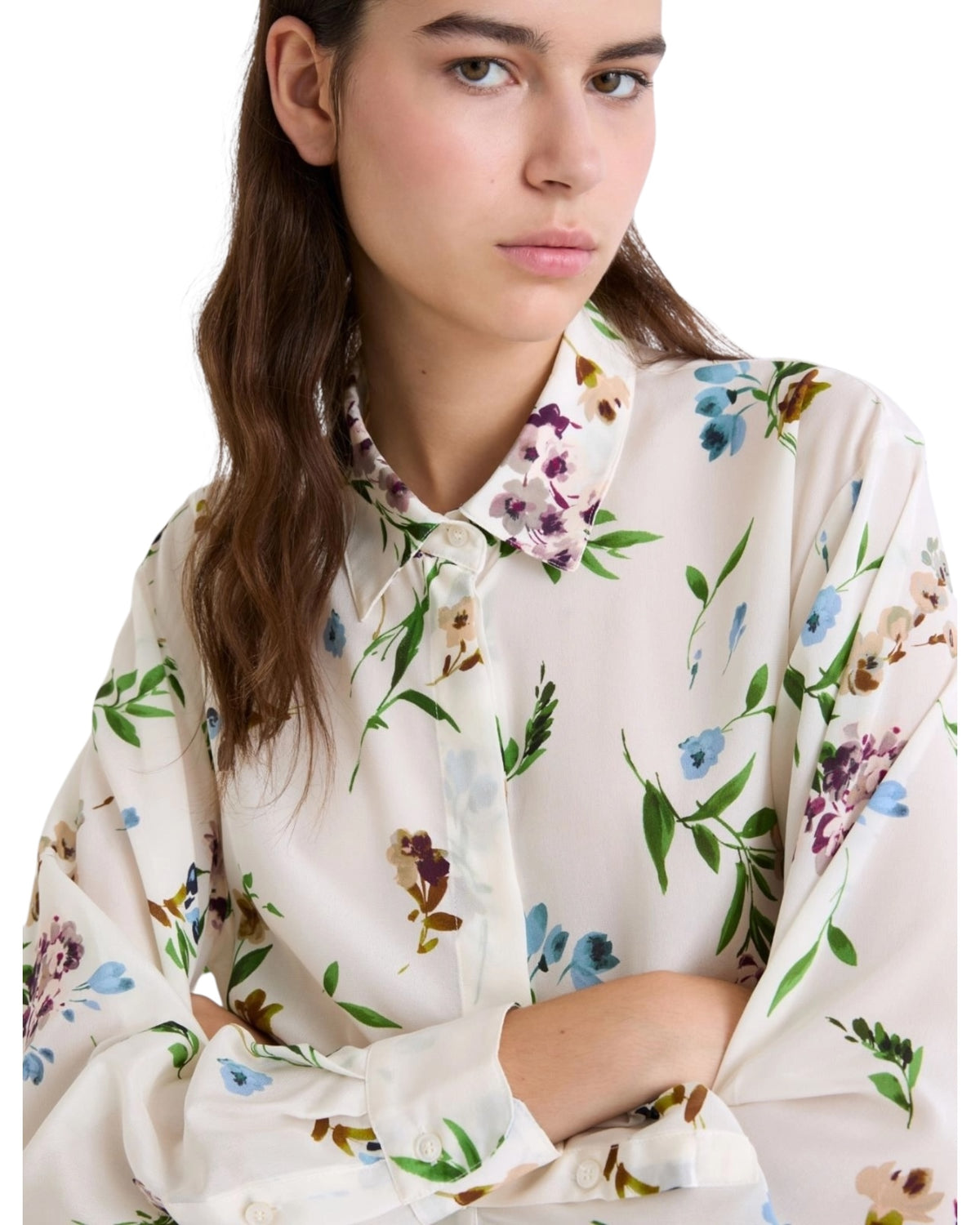 Πουκάμισο με floral τύπωμα FARETRA