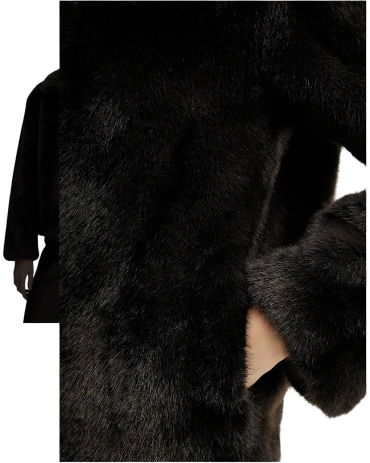 Κοντό παλτό από faux γούνα LIZOAIN