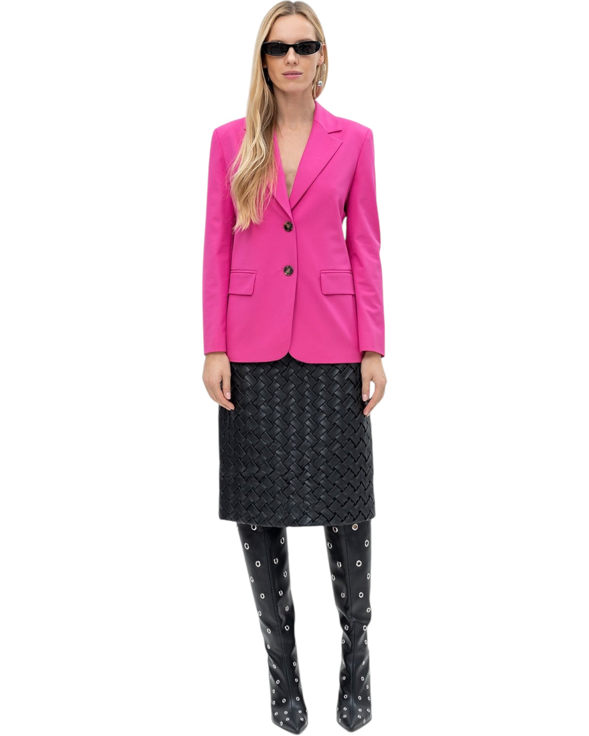 Φούστα Midi με ιδιαίτερη πλέξη ODILIA