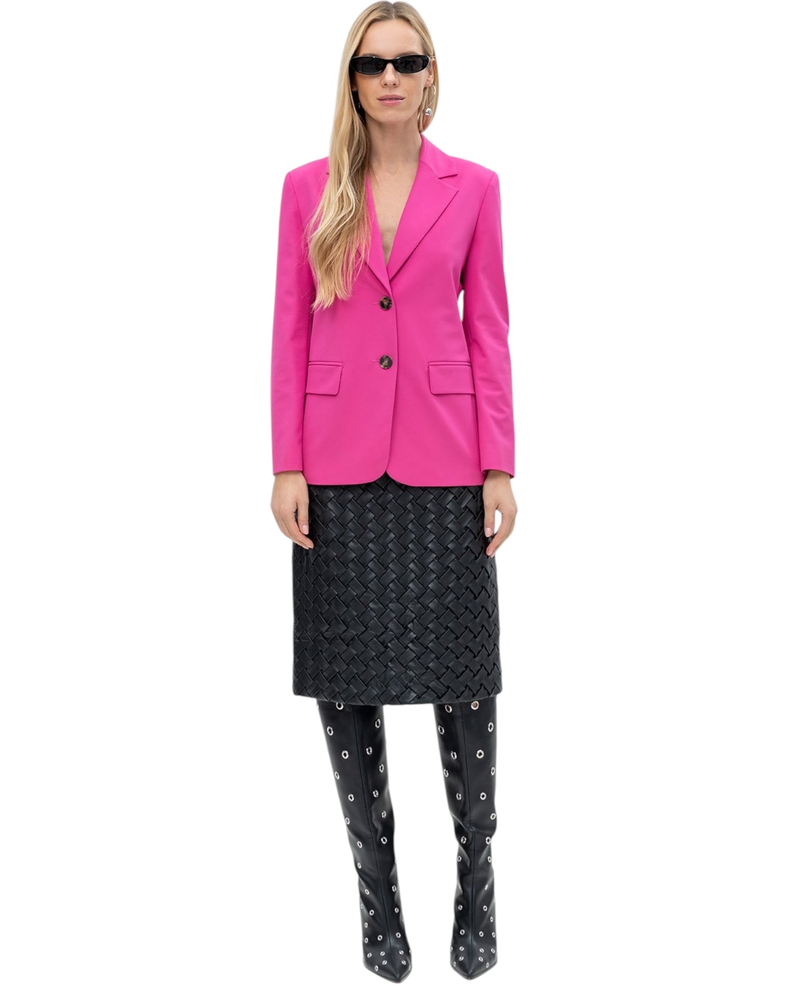 Φούστα Midi με ιδιαίτερη πλέξη ODILIA